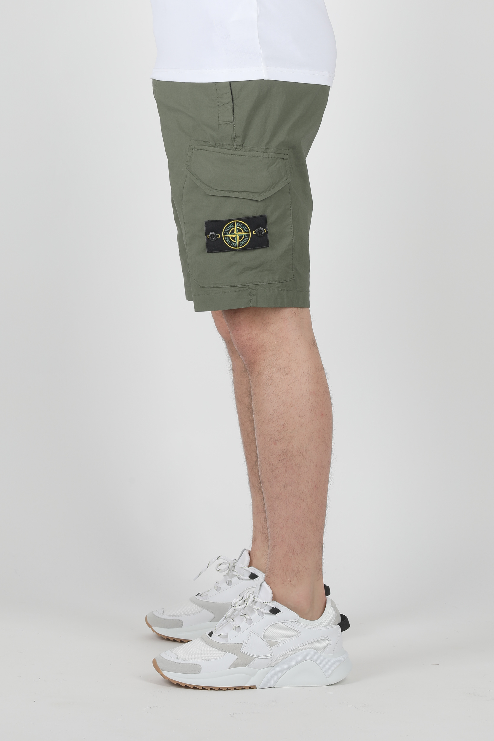 SHORT STONE ISLAND KAKI 7215L0403-V0058