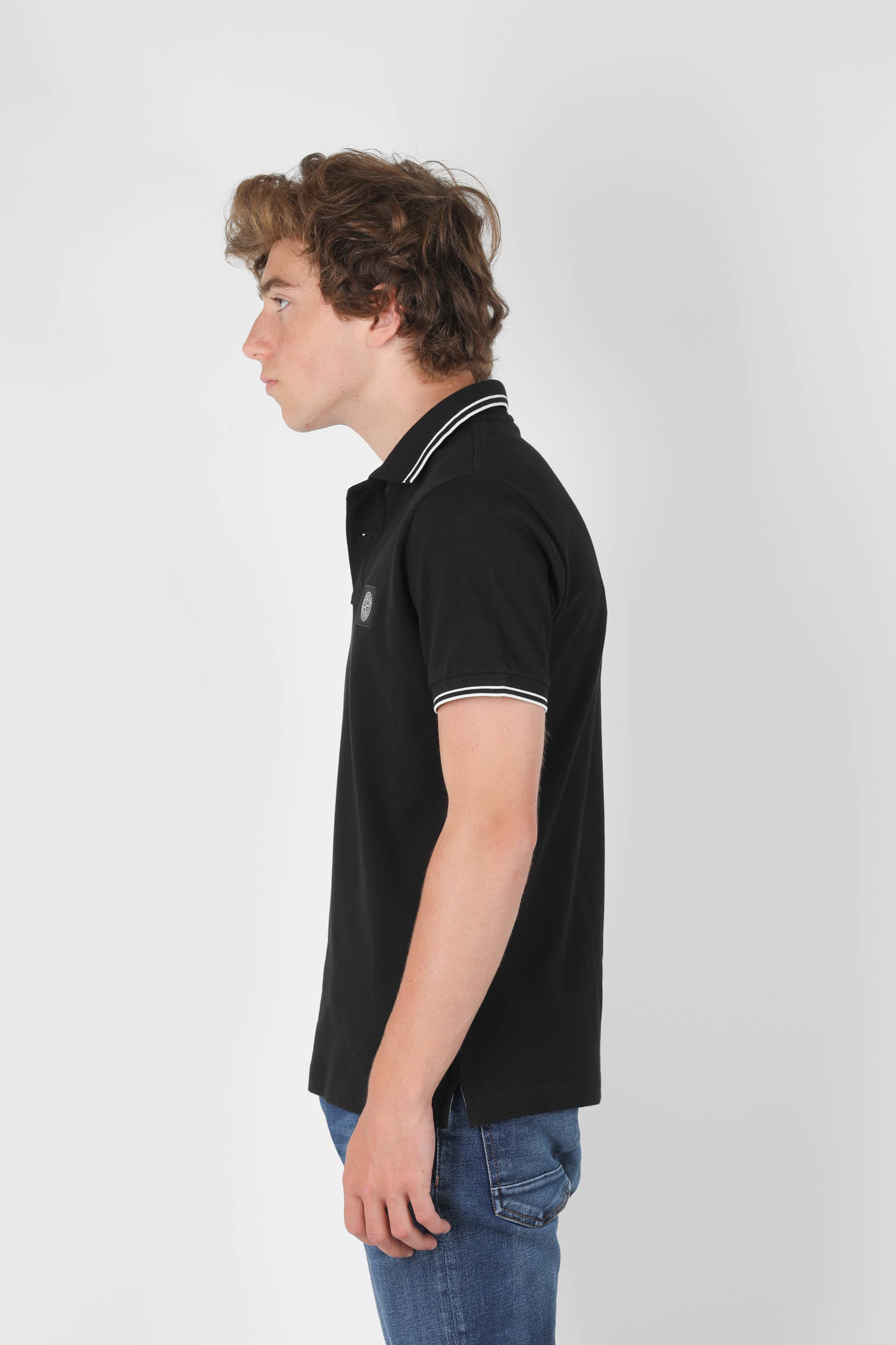 POLO STONE ISLAND NOIR 731522S18-V0029