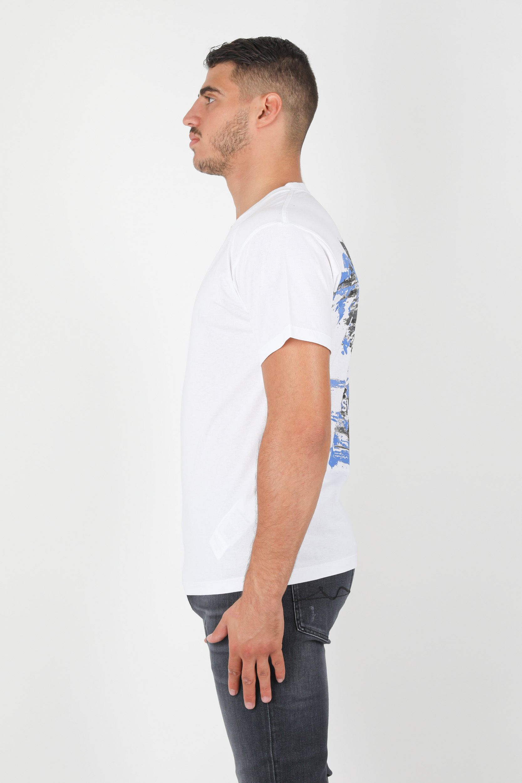T-SHIRT STONE ISLAND BLANC 73152NS81-V0001