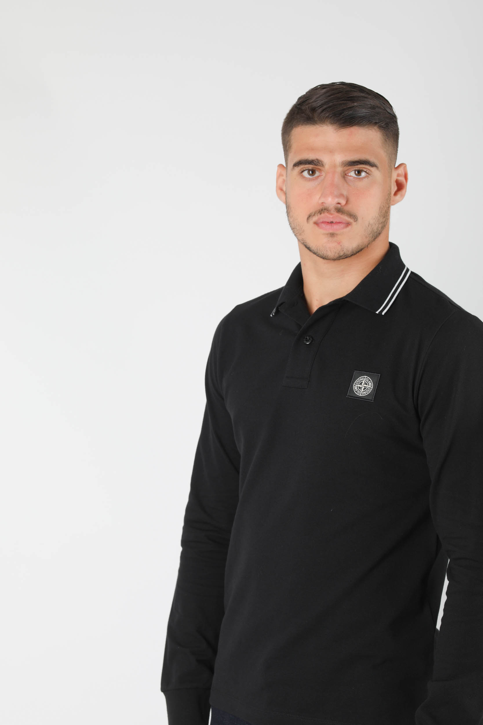 POLO STONE ISLAND NOIR 73152SS18-V0029