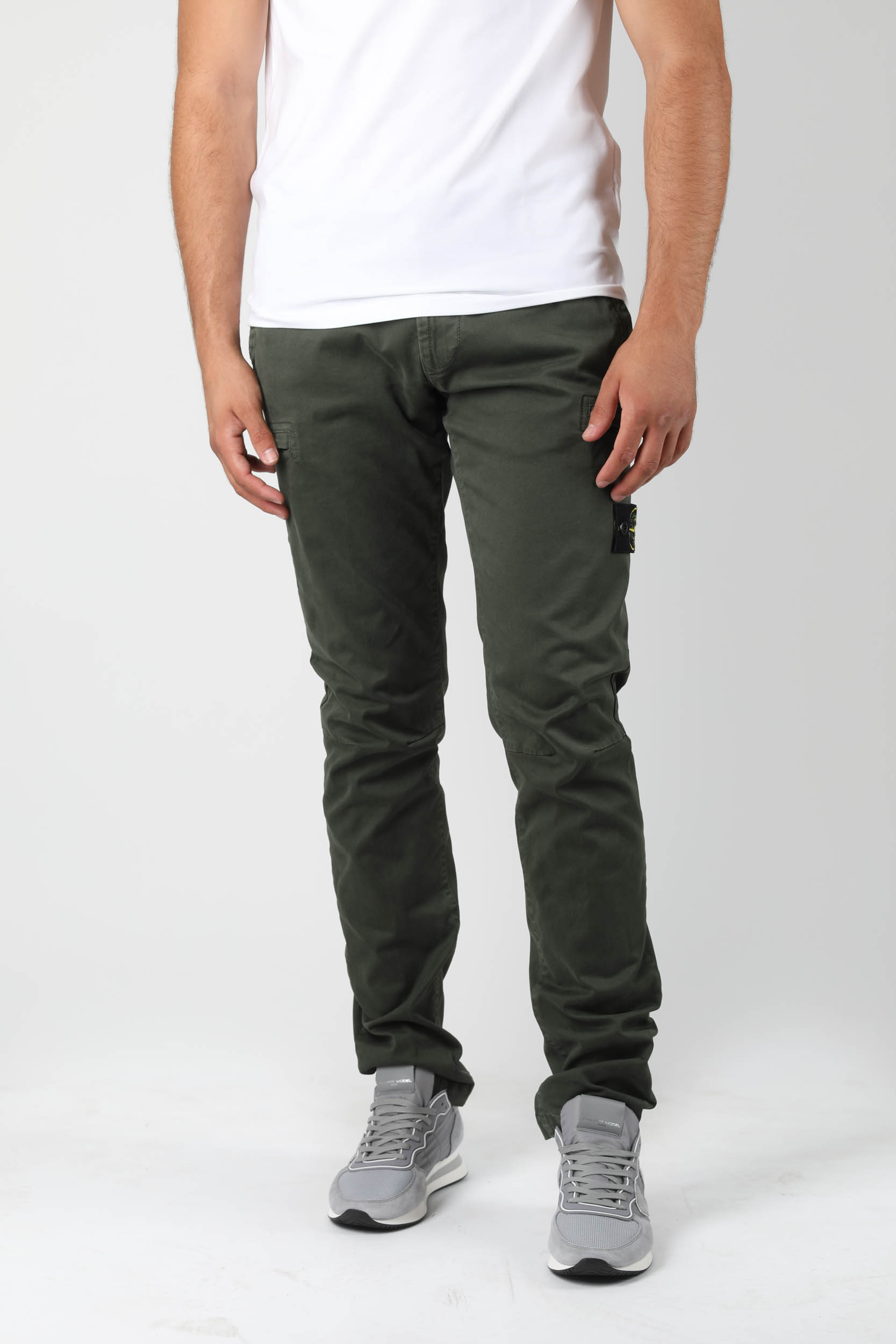 PANTALON CARGO STONE ISLAND KAKI 7315321L1-V0159