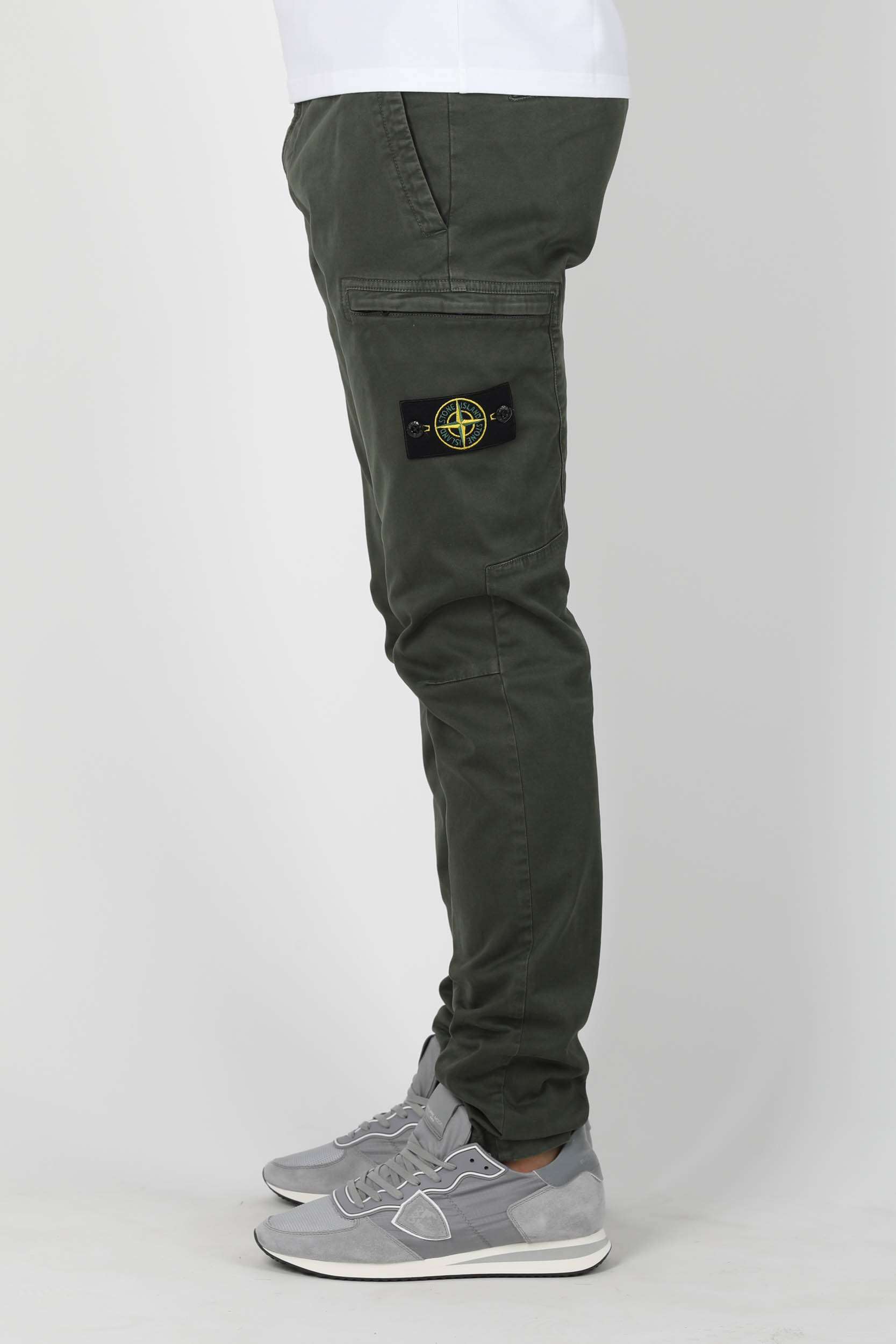 PANTALON CARGO STONE ISLAND KAKI 7315321L1-V0159