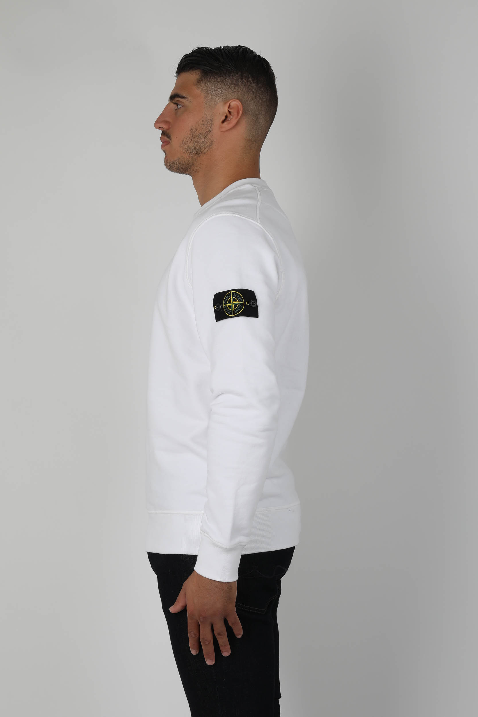 SWEAT-SHIRT STONE ISLAND BLANC 731563020-V0001