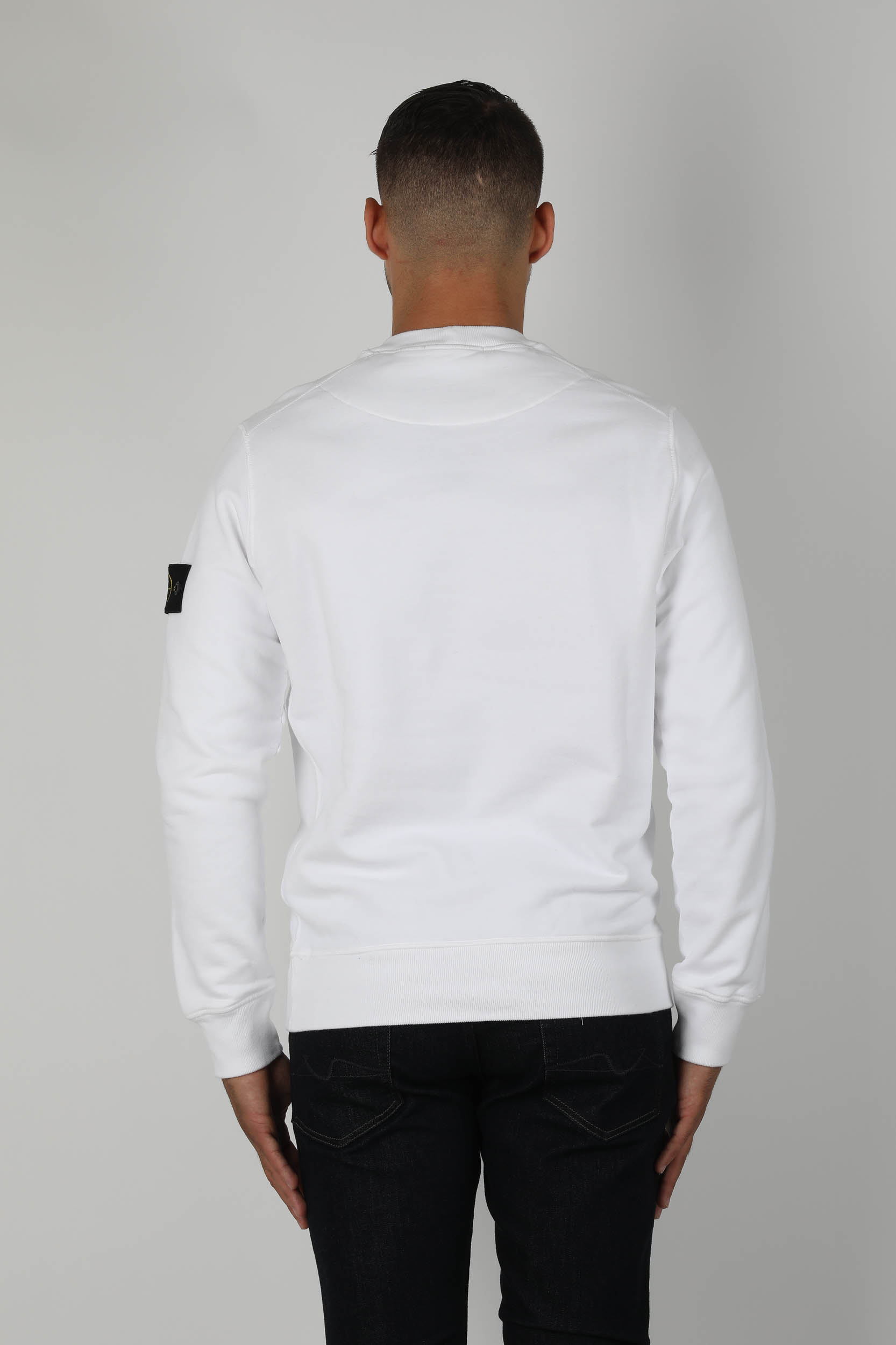 SWEAT-SHIRT STONE ISLAND BLANC 731563020-V0001