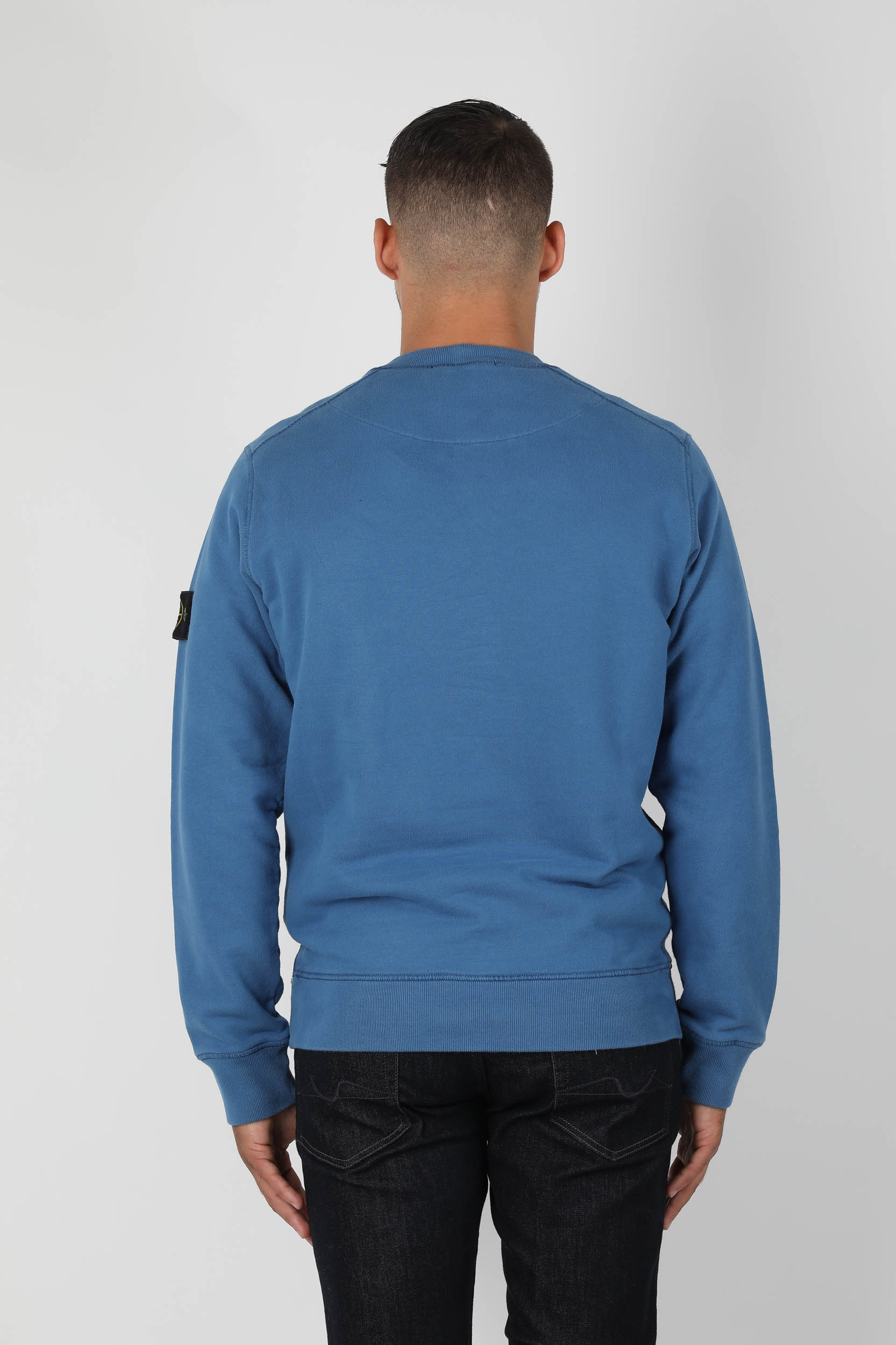SWEAT-SHIRT STONE ISLAND BLEU ROI 731563020-V0043