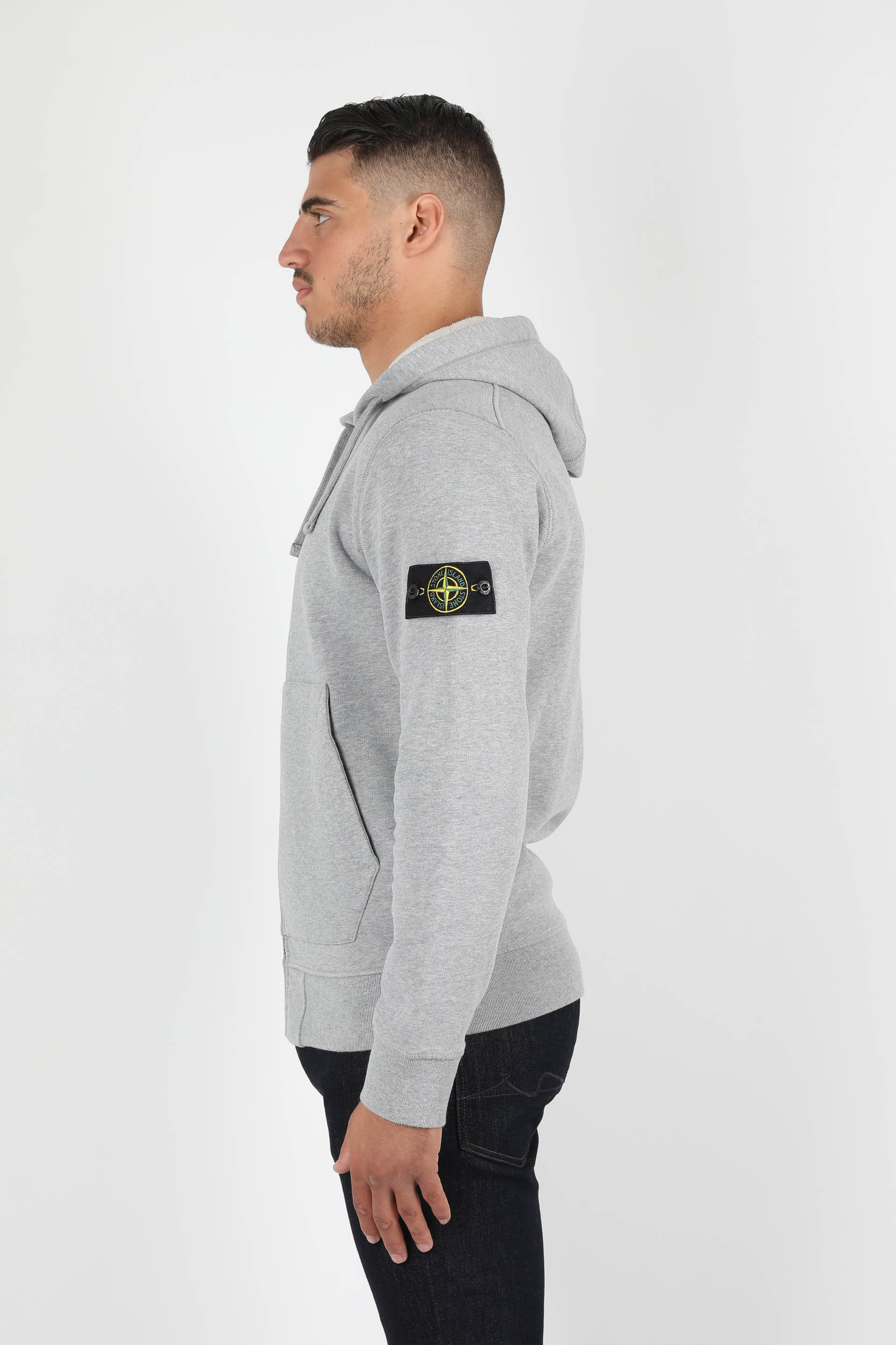 GILET STONE ISLAND GRIS 731564220-V0M64
