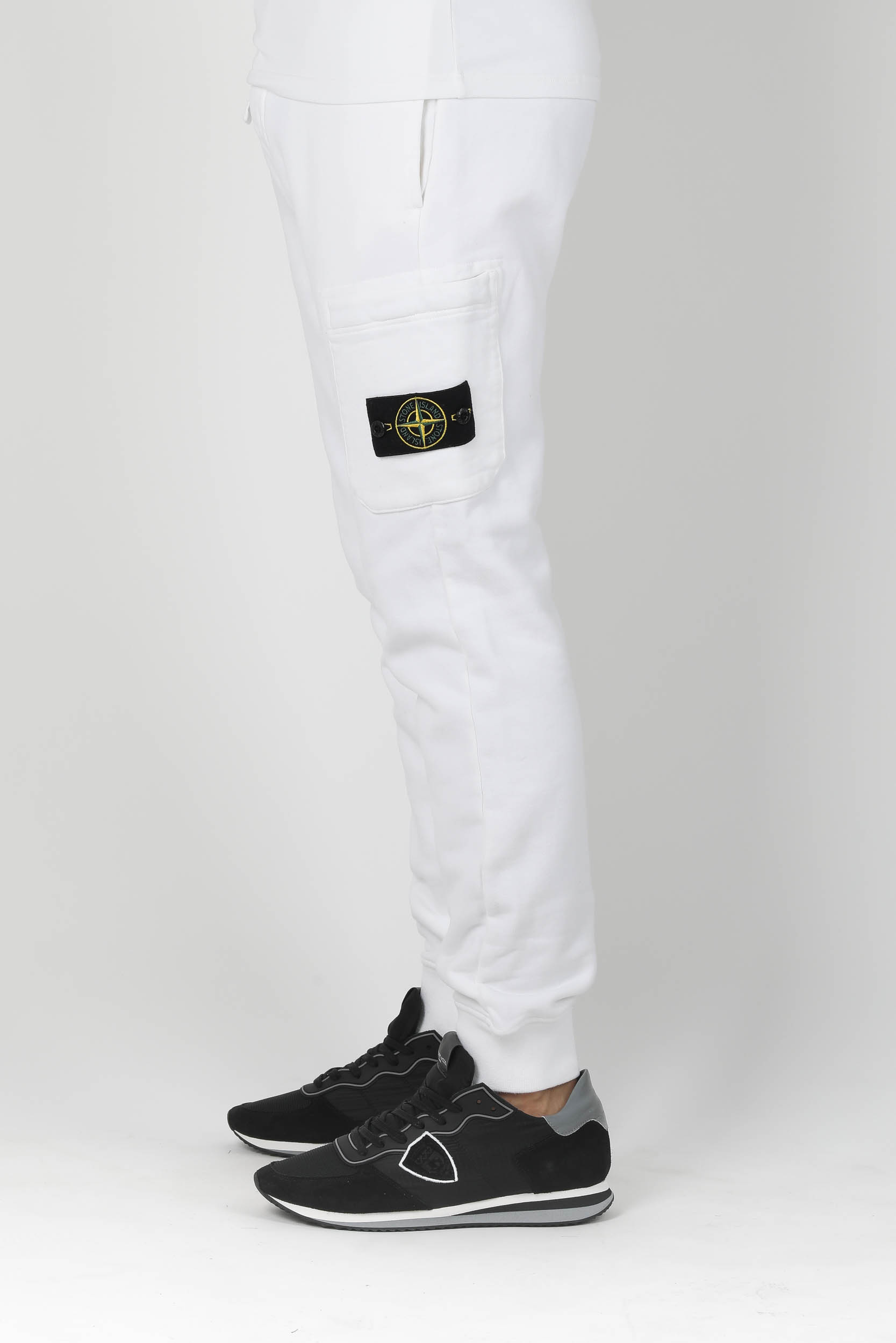 PANTALON DE JOGGING STONE ISLAND BLANC 731564520-V0001