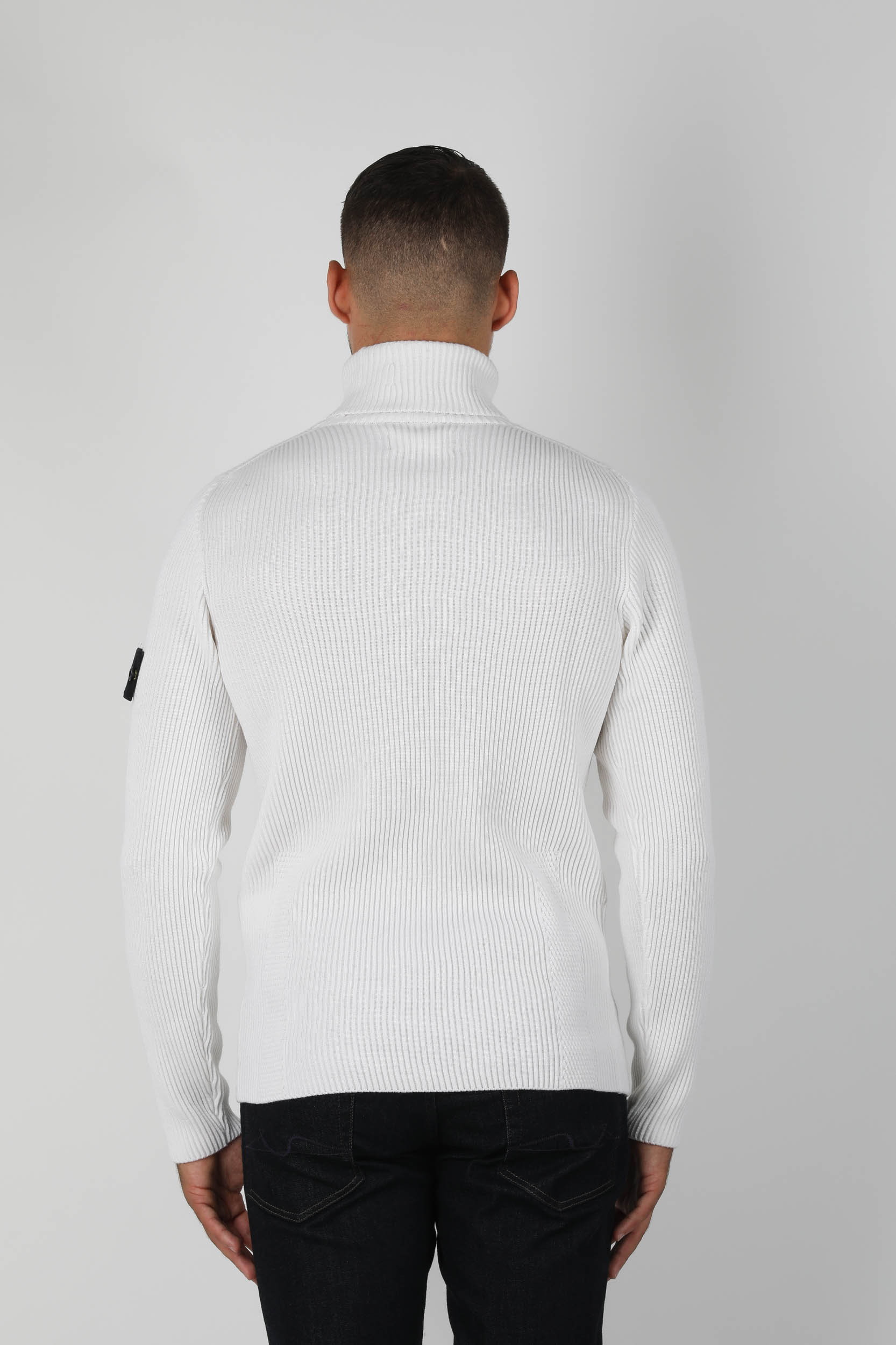 PULL STONE ISLAND BLANC 7315522C2-V0099