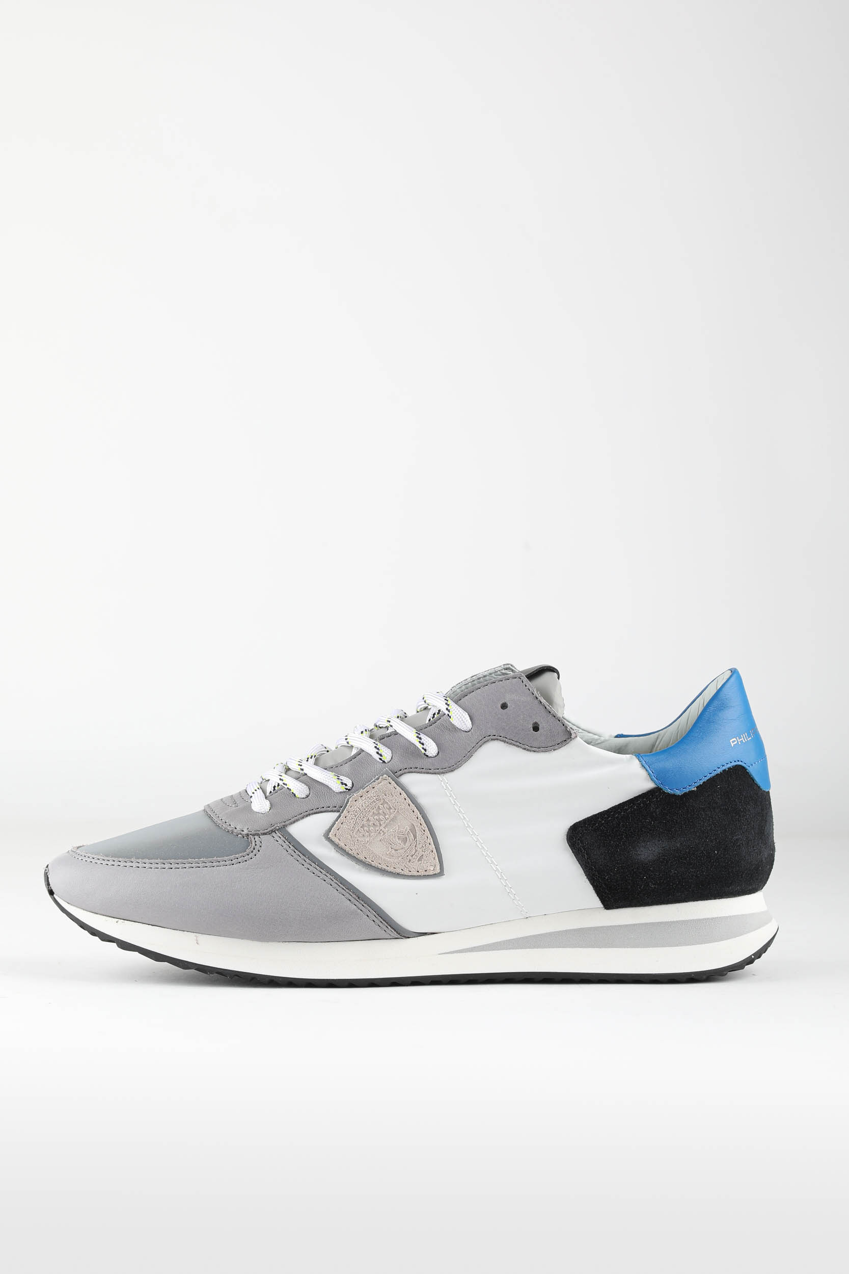 BASKETS PHILIPPE MODEL GRIS/BLANC/BLEU TZLU-WP15