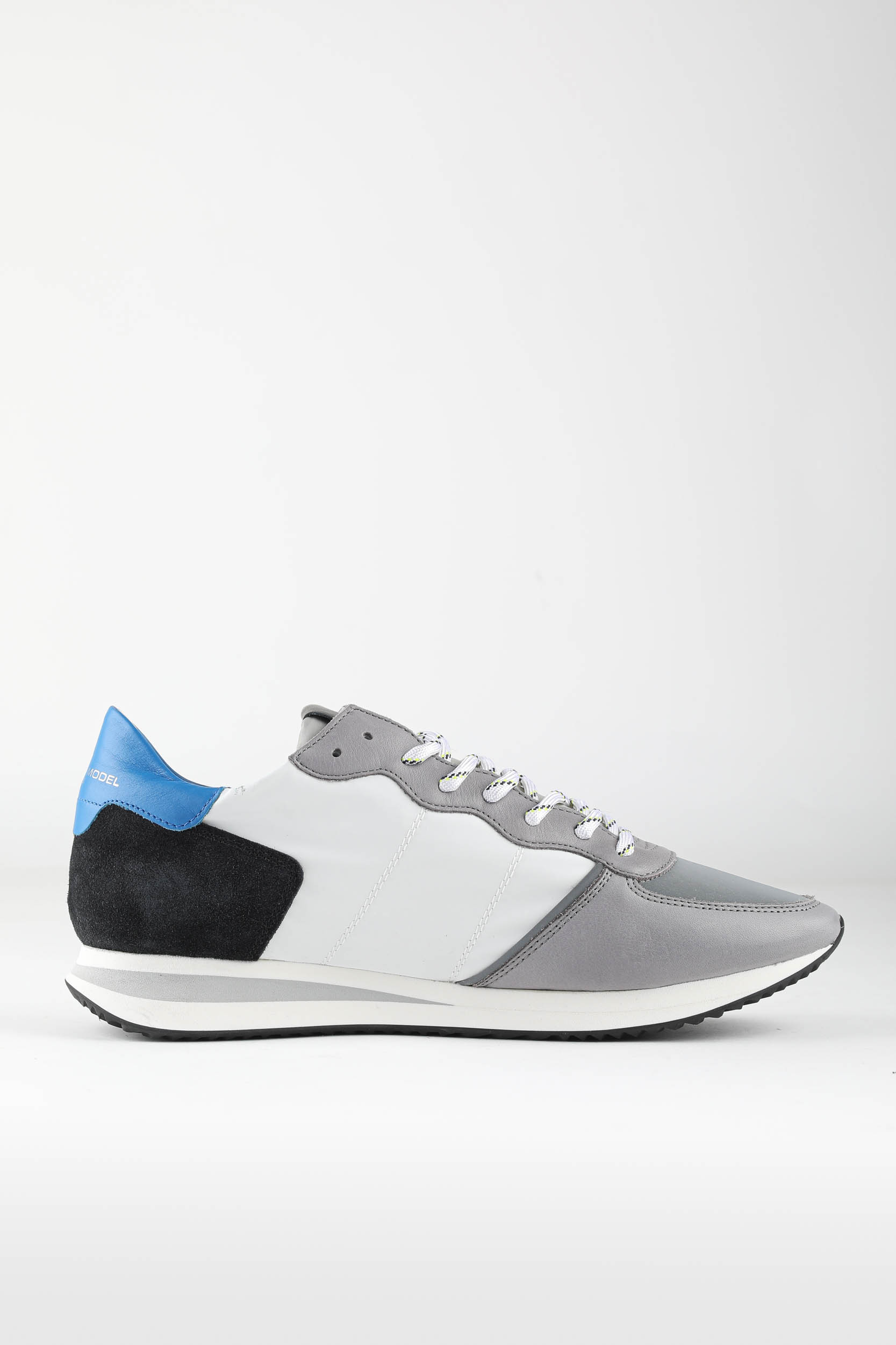 BASKETS PHILIPPE MODEL GRIS/BLANC/BLEU TZLU-WP15