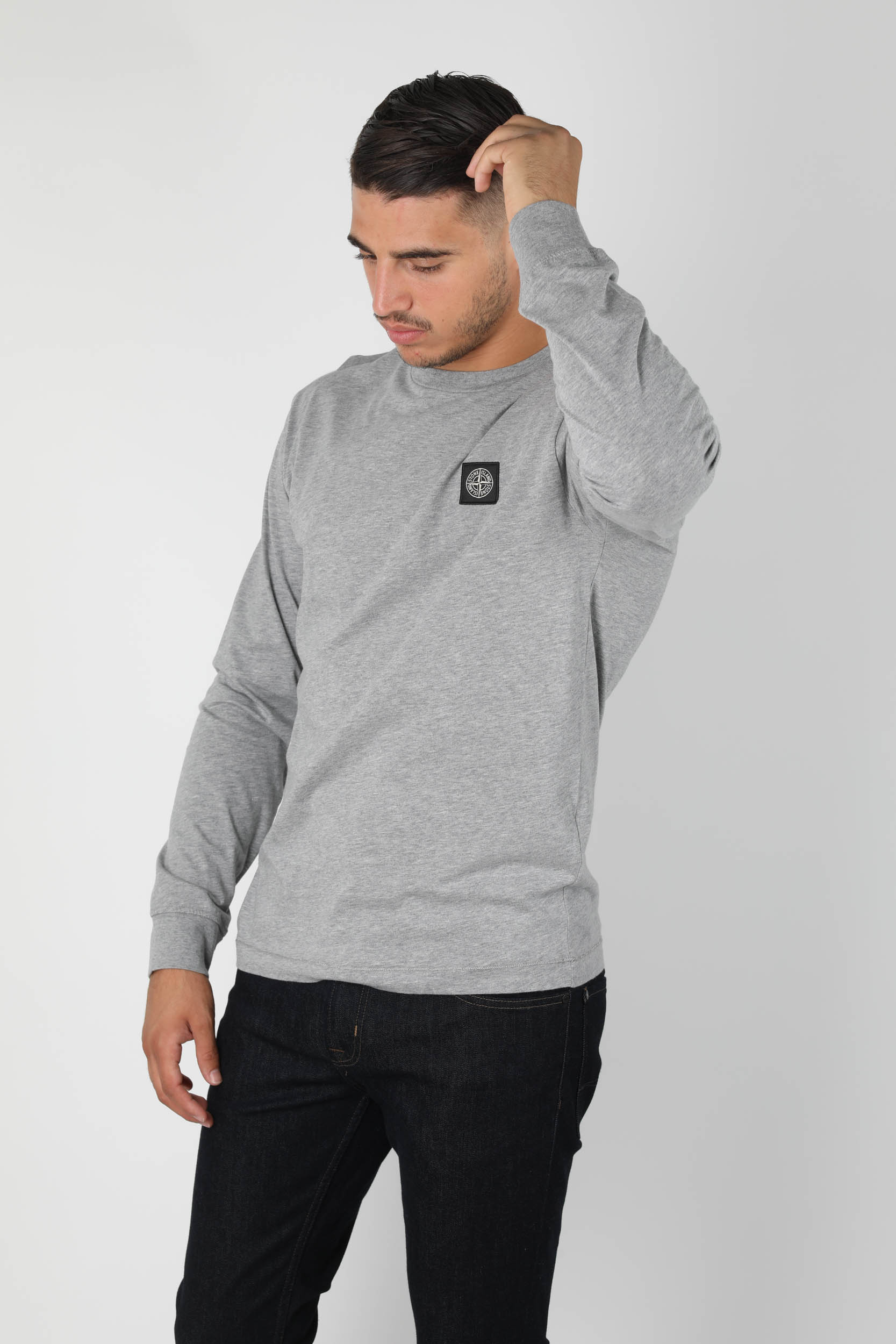 T-SHIRT STONE ISLAND GRIS 731522713-V0M64