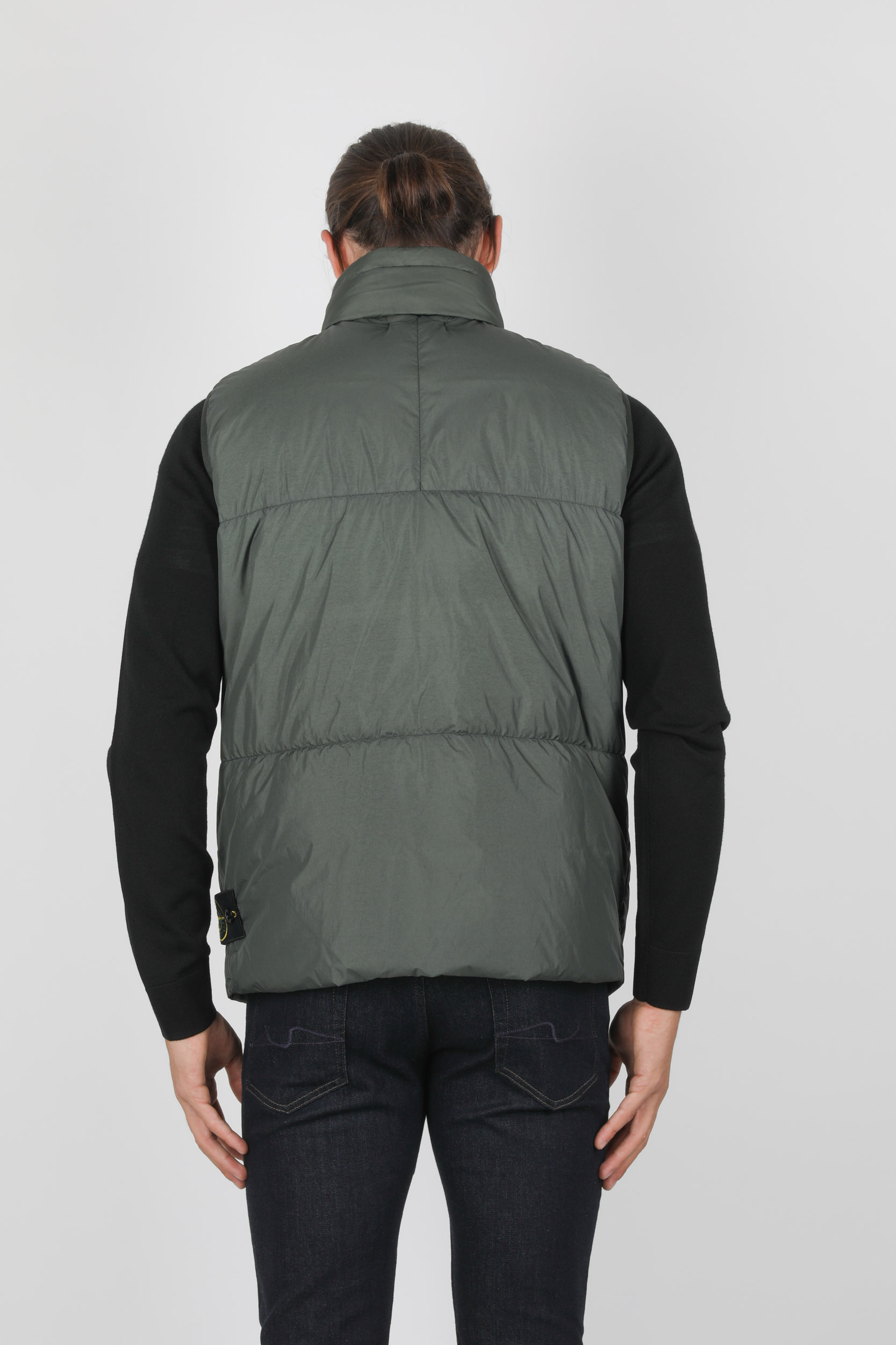 DOUDOUNE SANS MANCHES STONE ISLAND KAKI 7315C0123-V0059