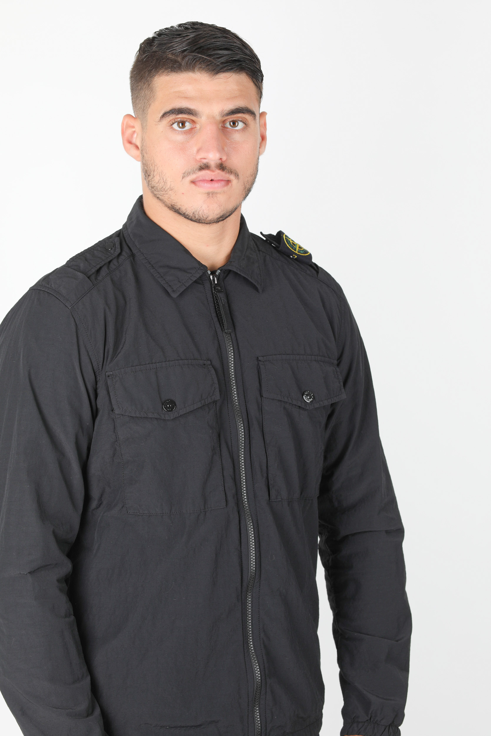 SURCHEMISE STONE ISLAND NOIR 731511303-V0029