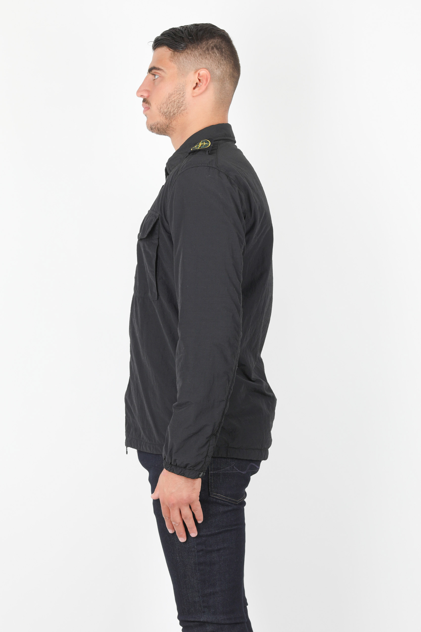 SURCHEMISE STONE ISLAND NOIR 731511303-V0029