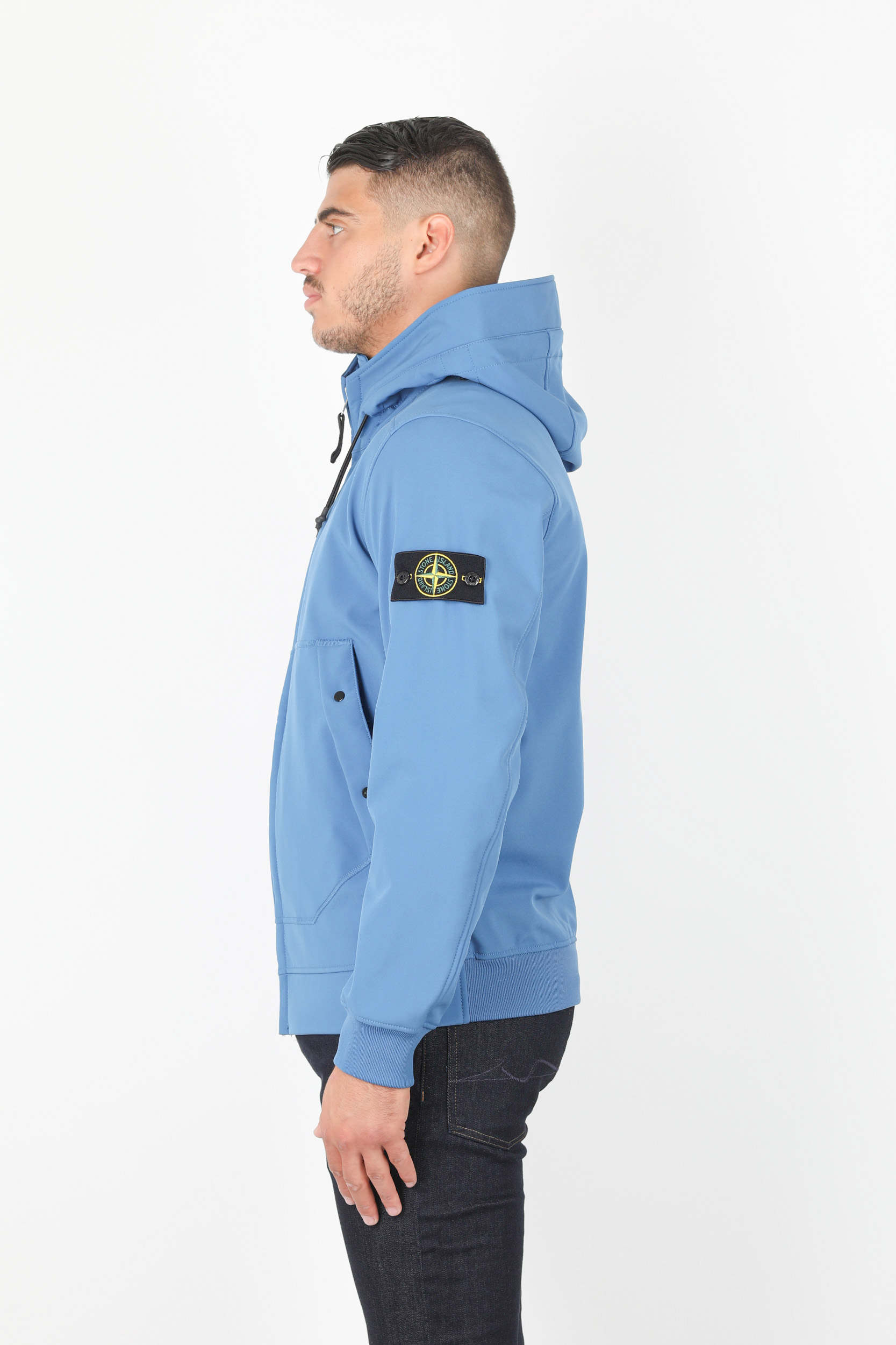 BLOUSON STONE ISLAND BLEU 7315Q0122-V0043