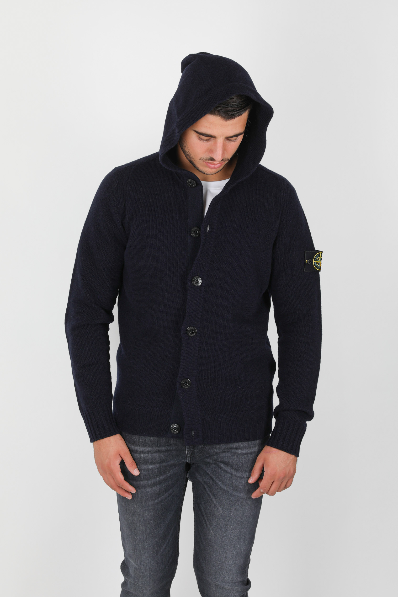 GILET EN LAINE STONE ISLAND MARINE 7315506A3-V0020