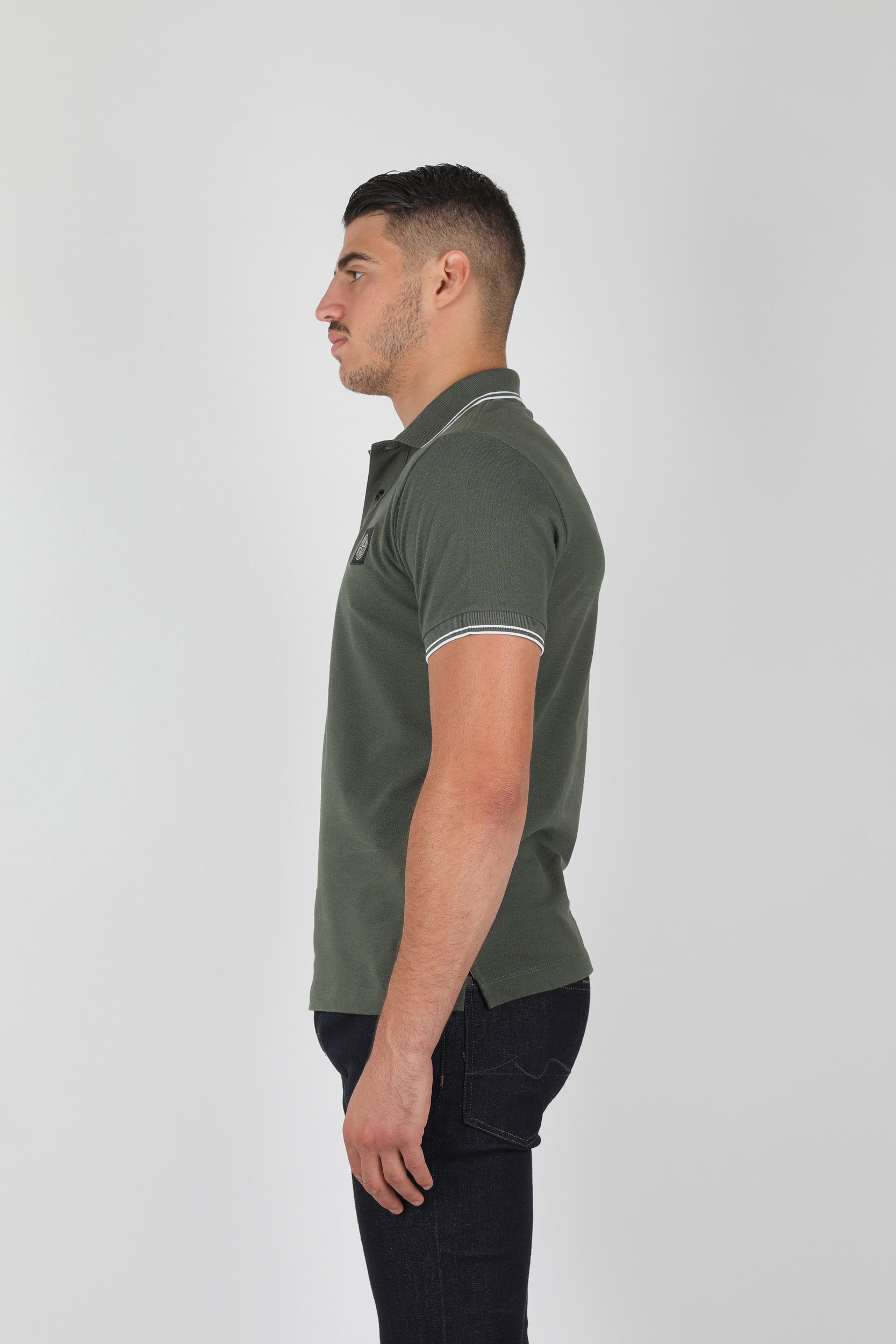 POLO STONE ISLAND KAKI 731522S18-V0059