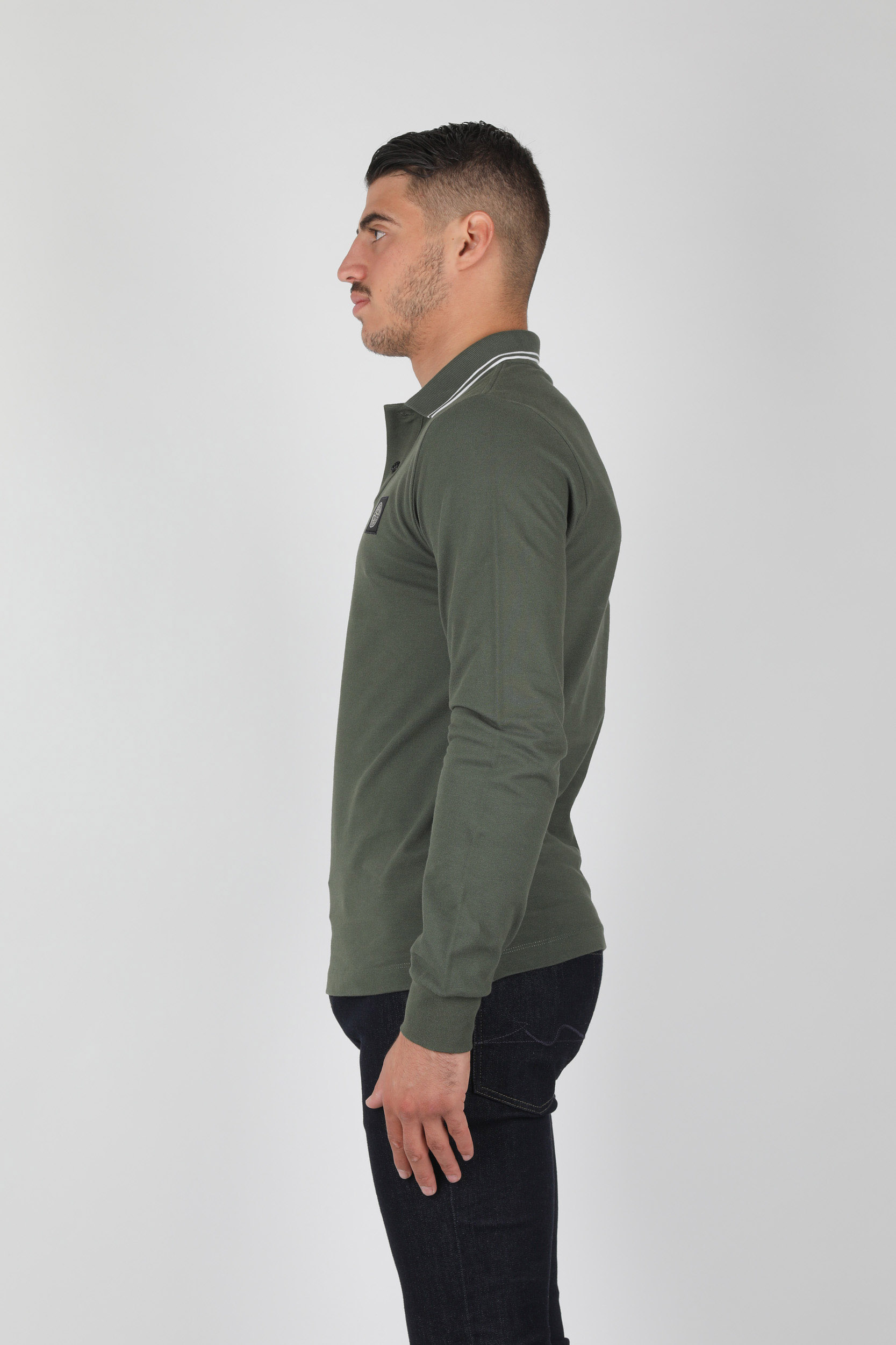 POLO STONE ISLAND KAKI 73152SS18-V0059