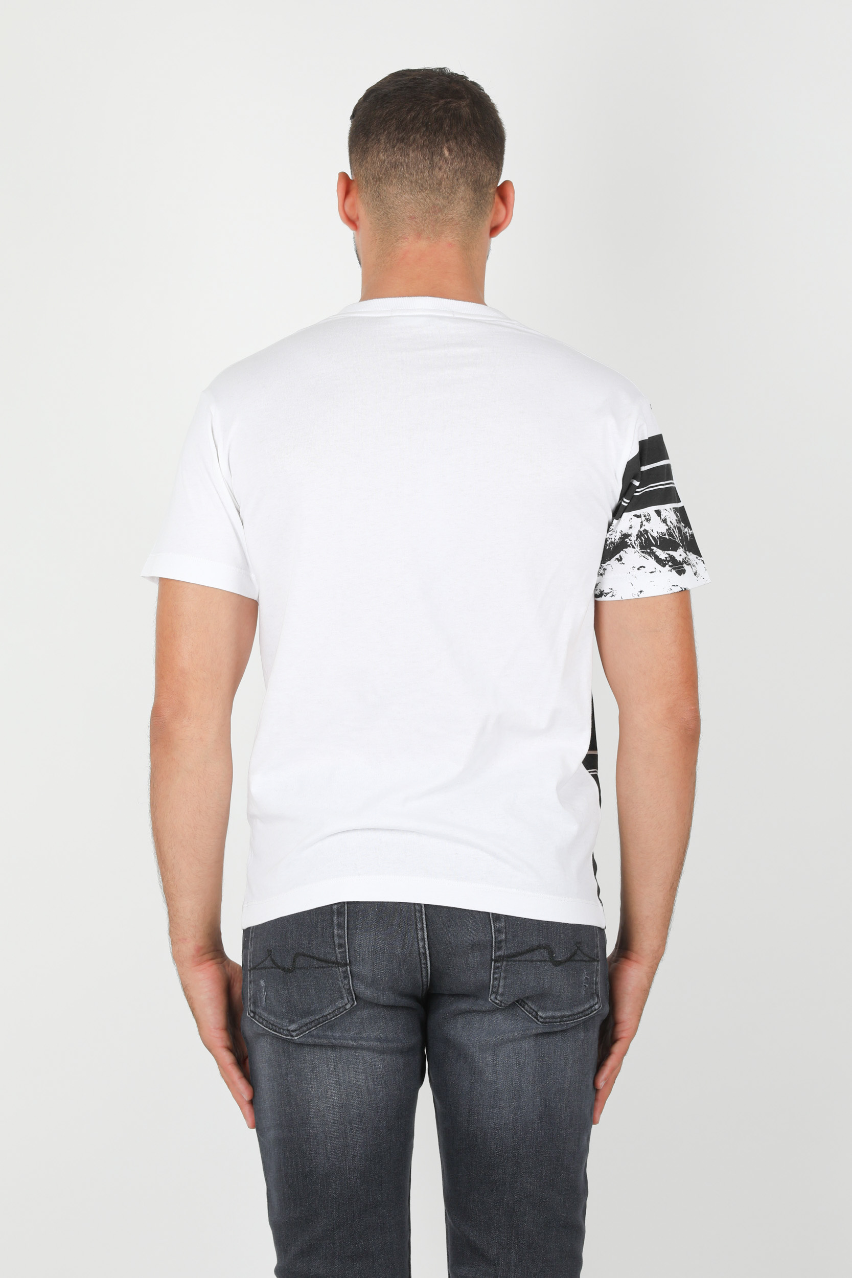 T-SHIRT STONE ISLAND BLANC 73152NS87-V0001