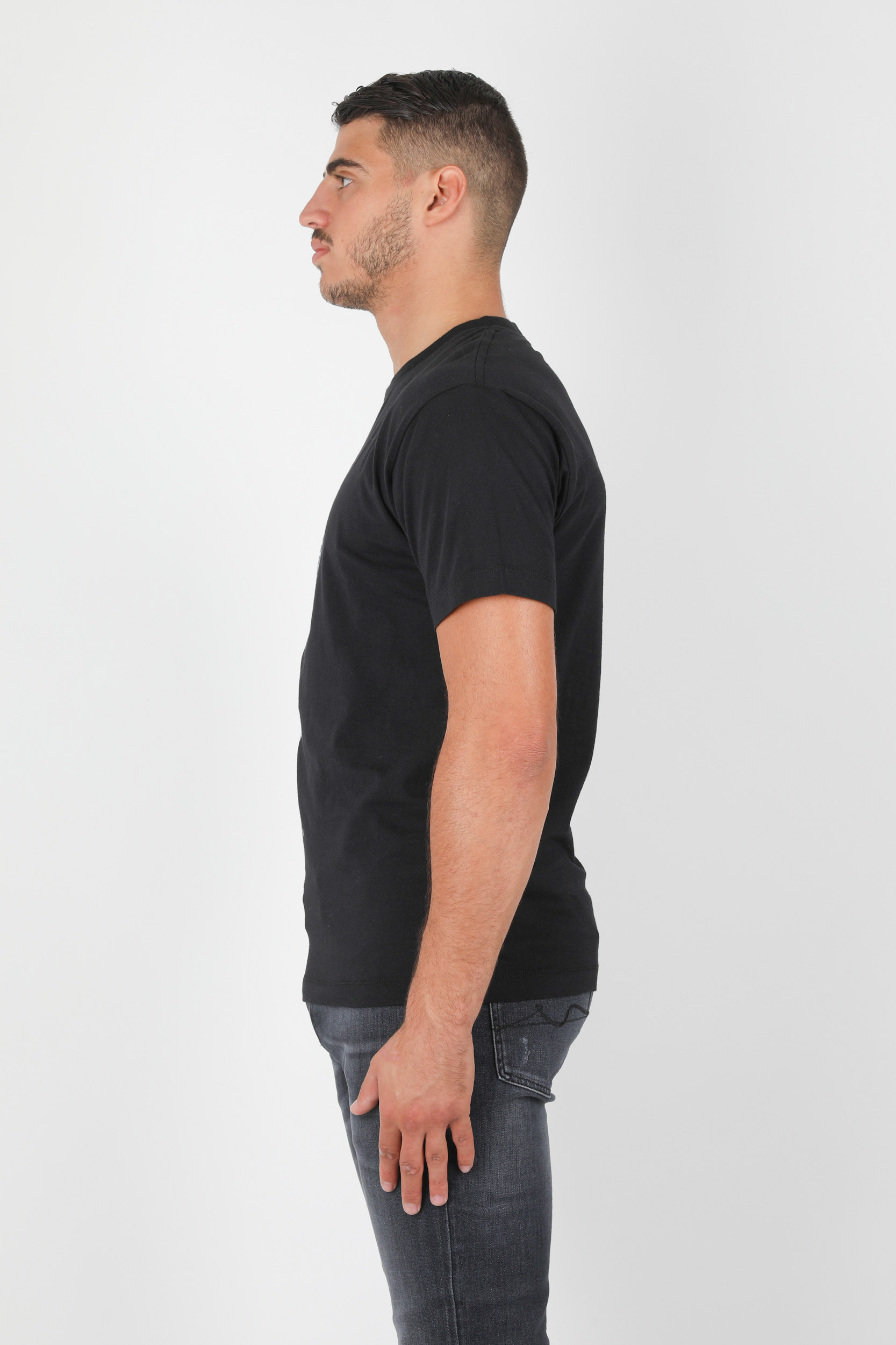 T-SHIRT STONE ISLAND NOIR 73152NS87-V0029