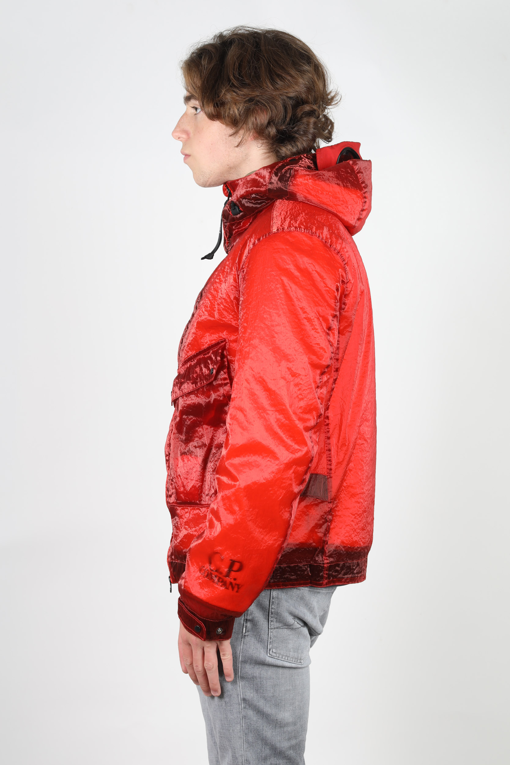 BLOUSON CO COMPANY NYLON METAL ROUGE W216A-486