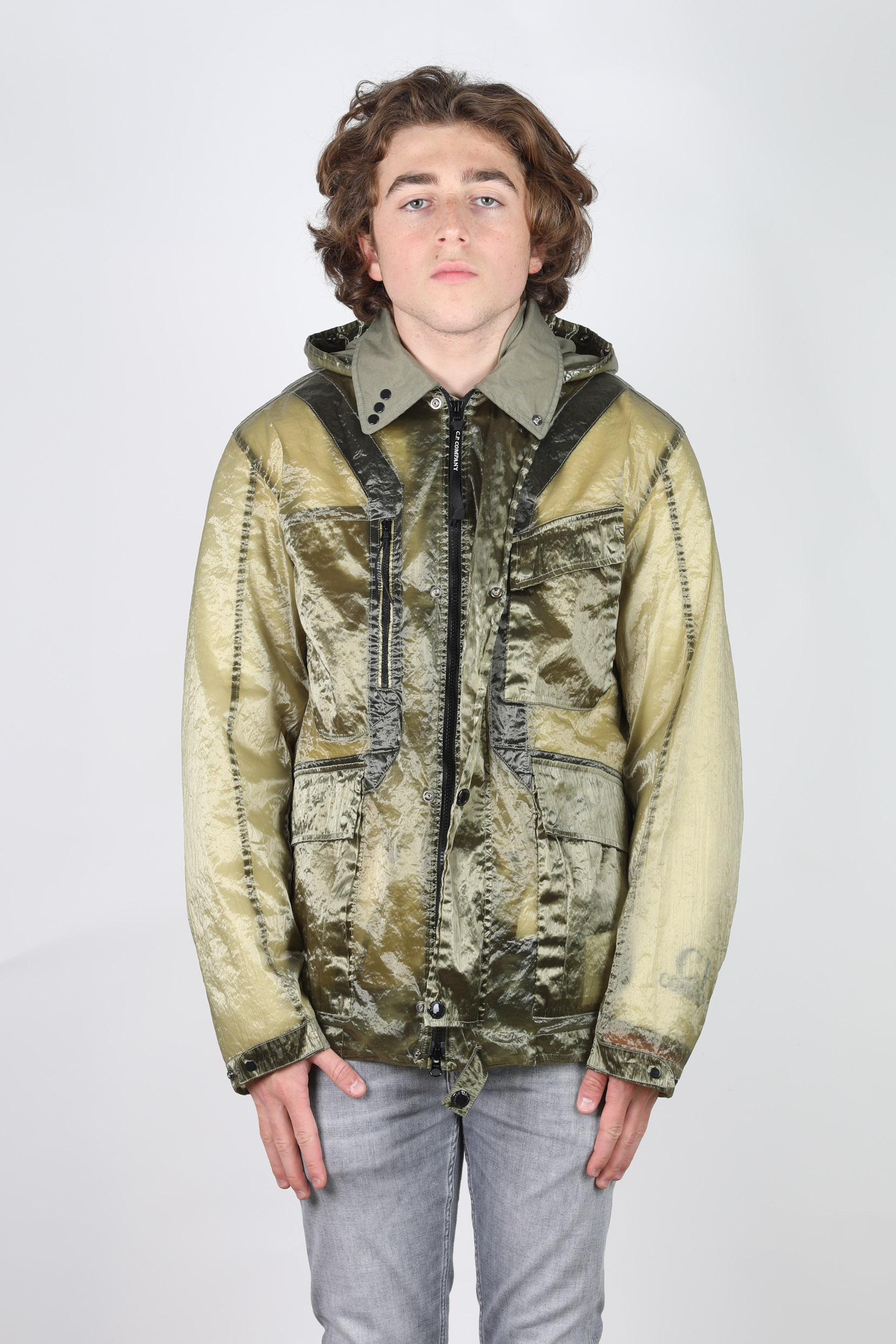 BLOUSON CP COMPANY NYLON METAL KAKI W217A-693,BLOUSON CP COMPANY NYLON METAL KAKI W217A-693,BLOUSON CP COMPANY NYLON METAL KAKI W217A-693