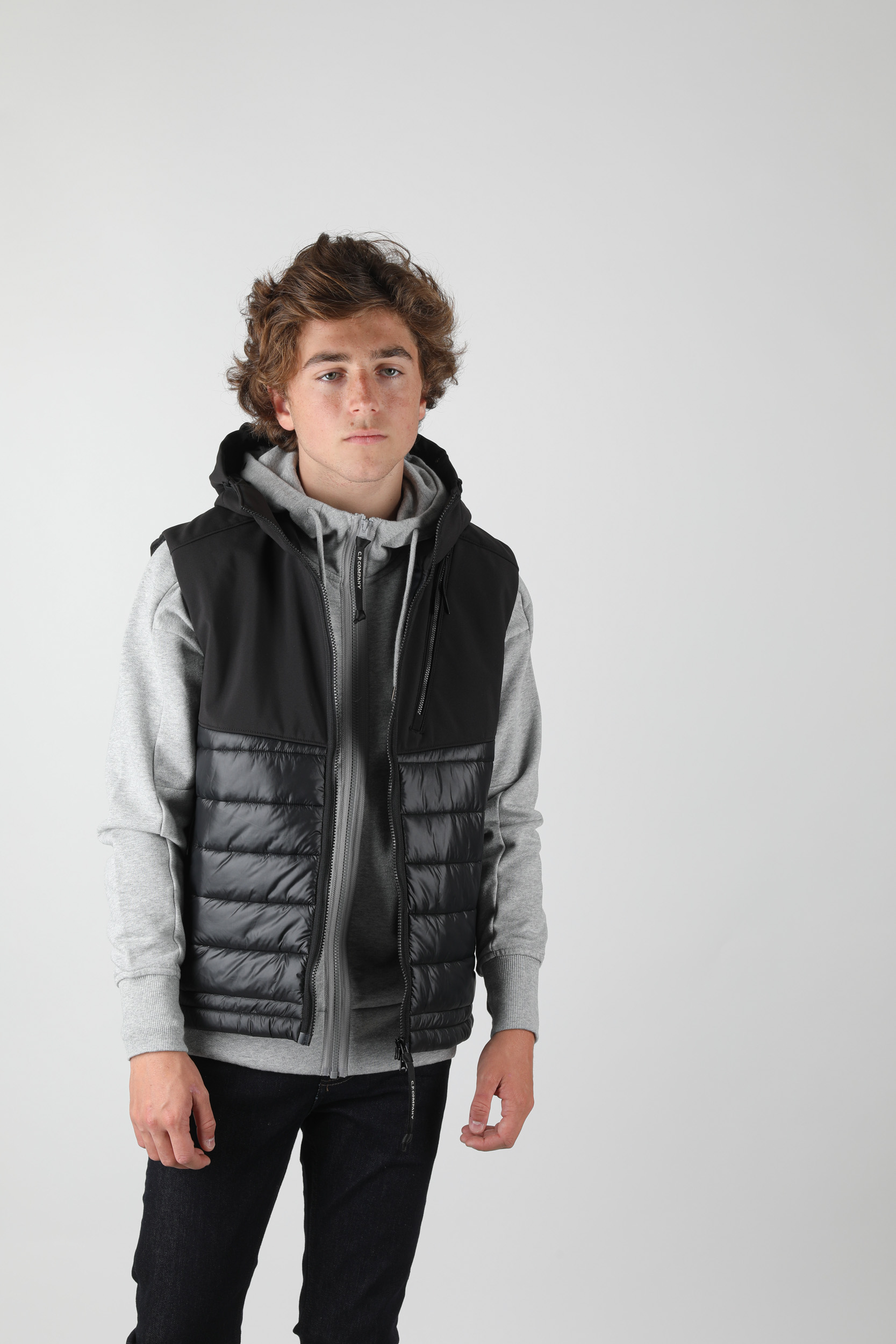 BLOUSON SANS MANCHES C.P COMPANY NOIR W050A-999