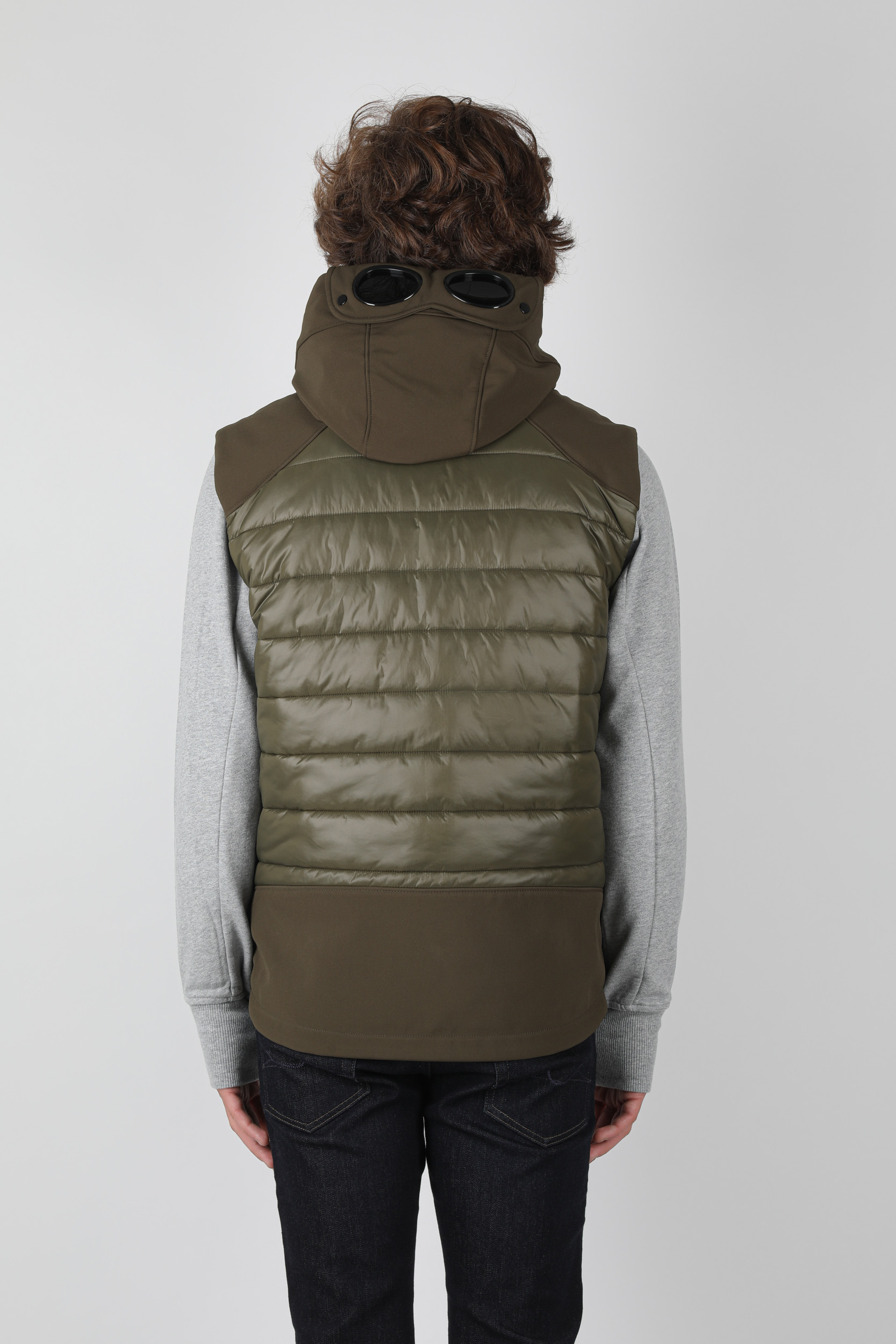 BLOUSON SANS MANCHES C.P COMPANY KAKI W050A-683