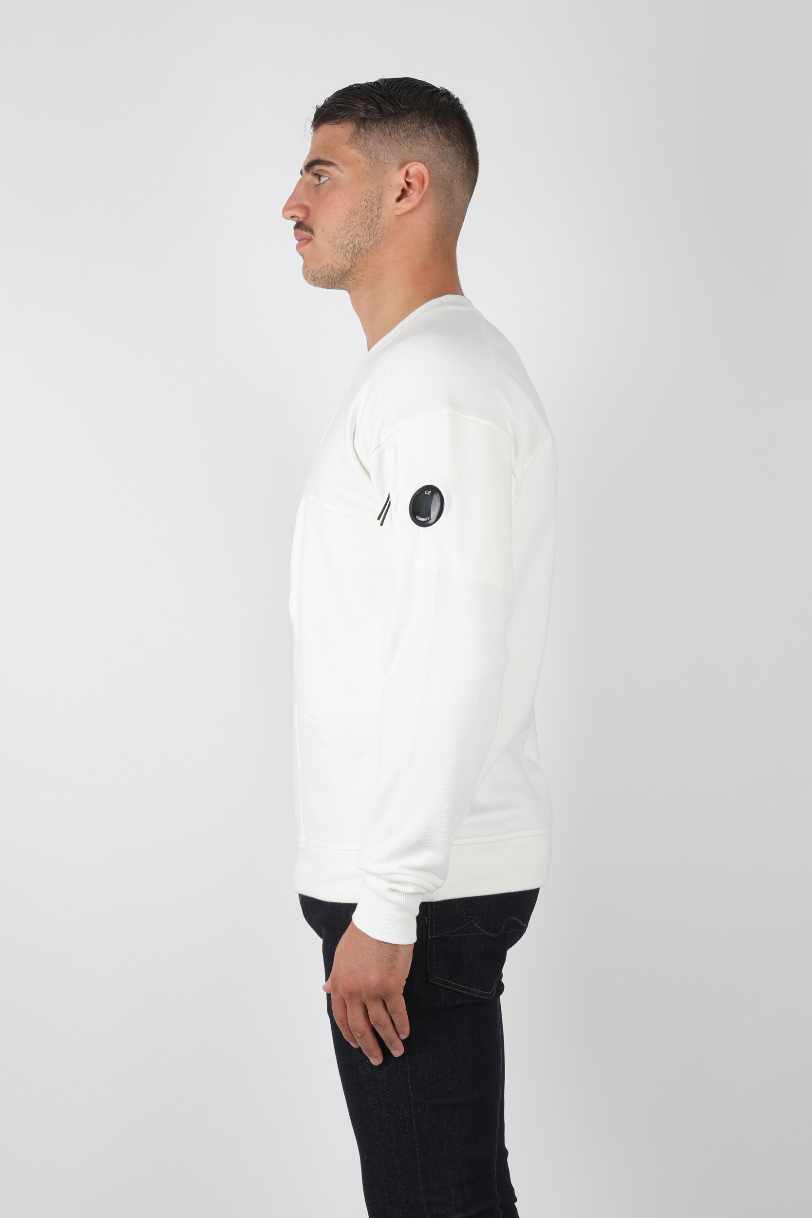 SWEAT C.P. COMPANY BLANC S007A-103