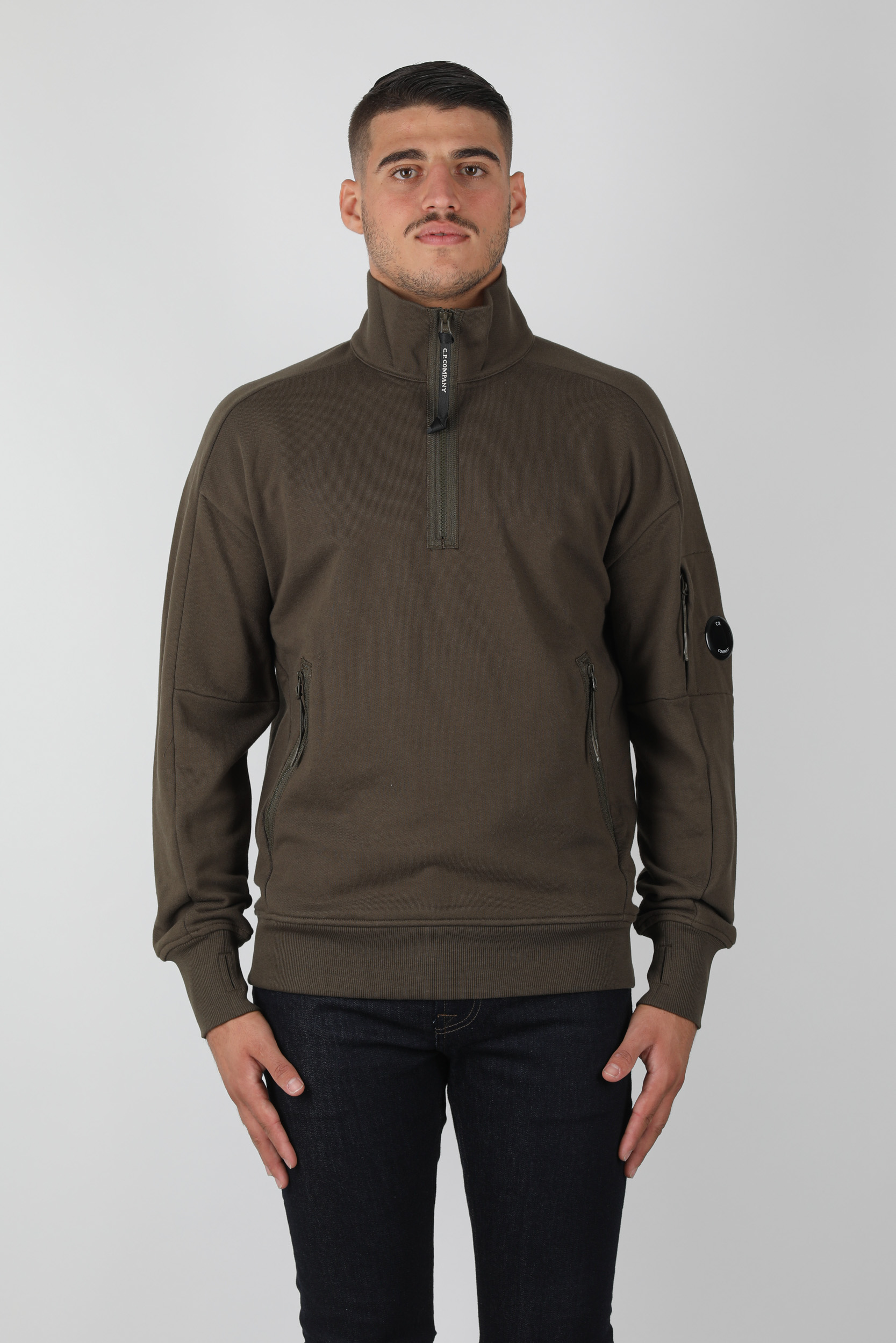 SWEAT C.P. COMPANY KAKI S051A-683,SWEAT C.P. COMPANY KAKI S051A-683,SWEAT C.P. COMPANY KAKI S051A-683