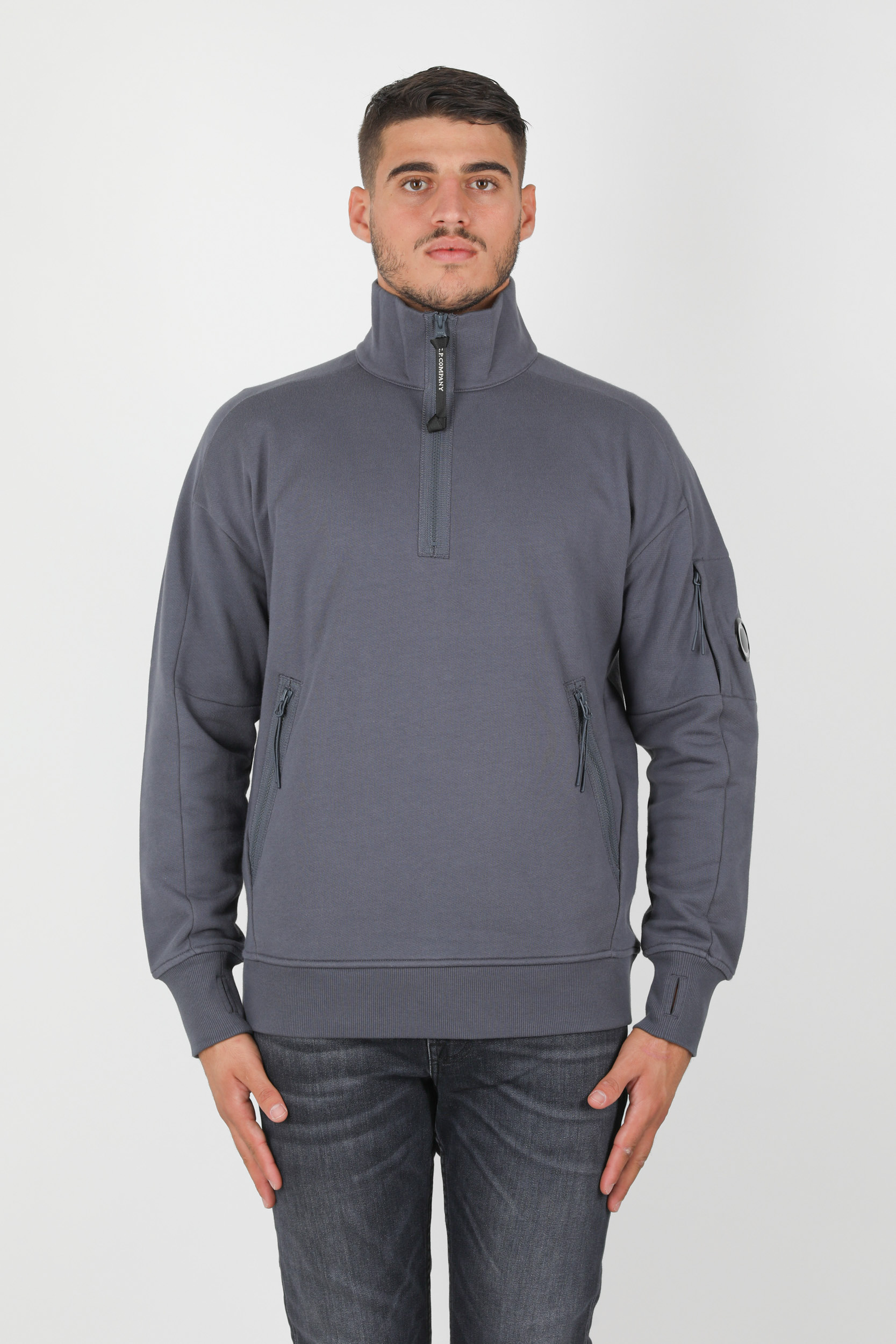 SWEAT COL ZIPPE C.P COMPANY BLEU S051A-884,SWEAT COL ZIPPE C.P COMPANY BLEU S051A-884,SWEAT COL ZIPPE C.P COMPANY BLEU S051A-884