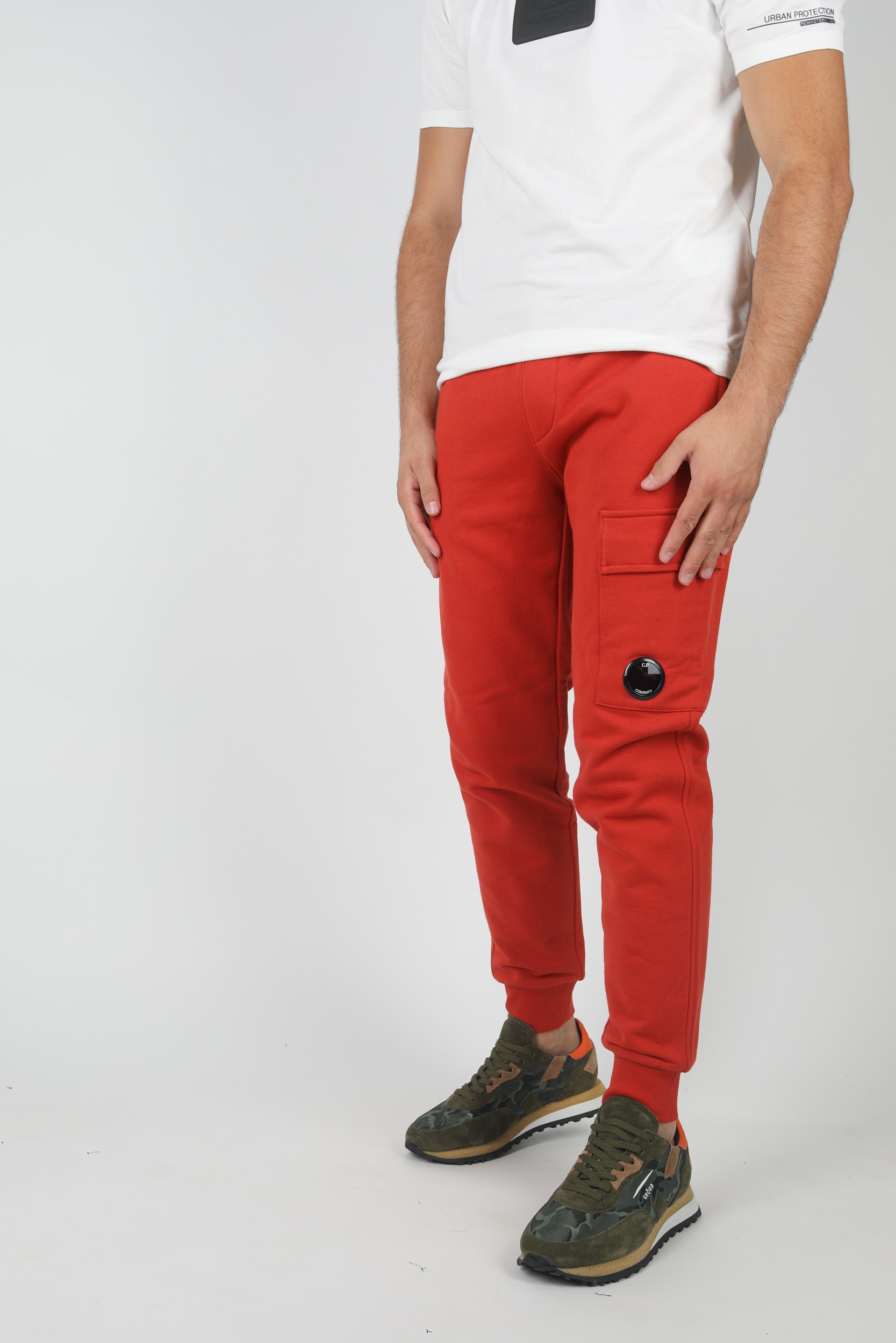 BAS DE SURVETEMENT CP COMPANY BRIQUE P010A-486