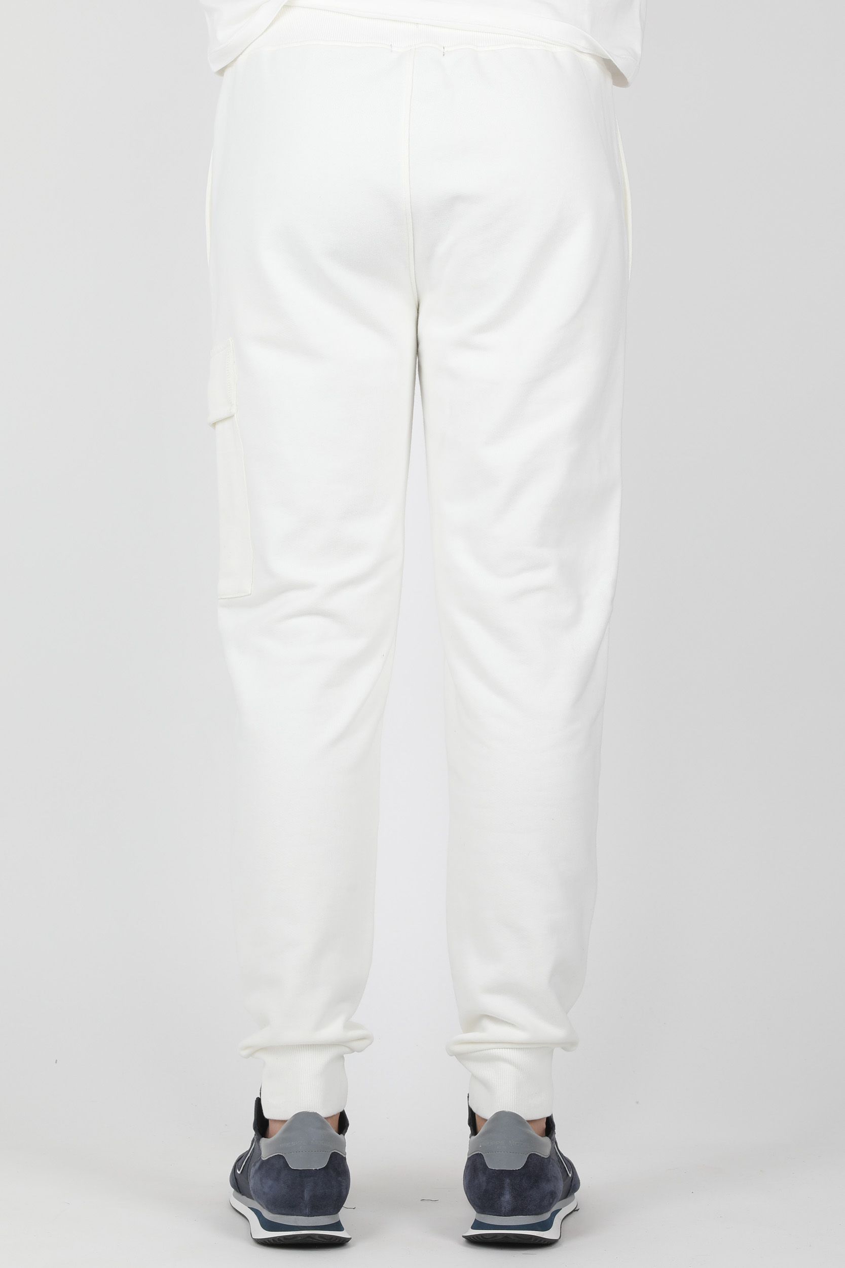 BAS DE SURVETEMENT CP COMPANY BLANC P010A-103