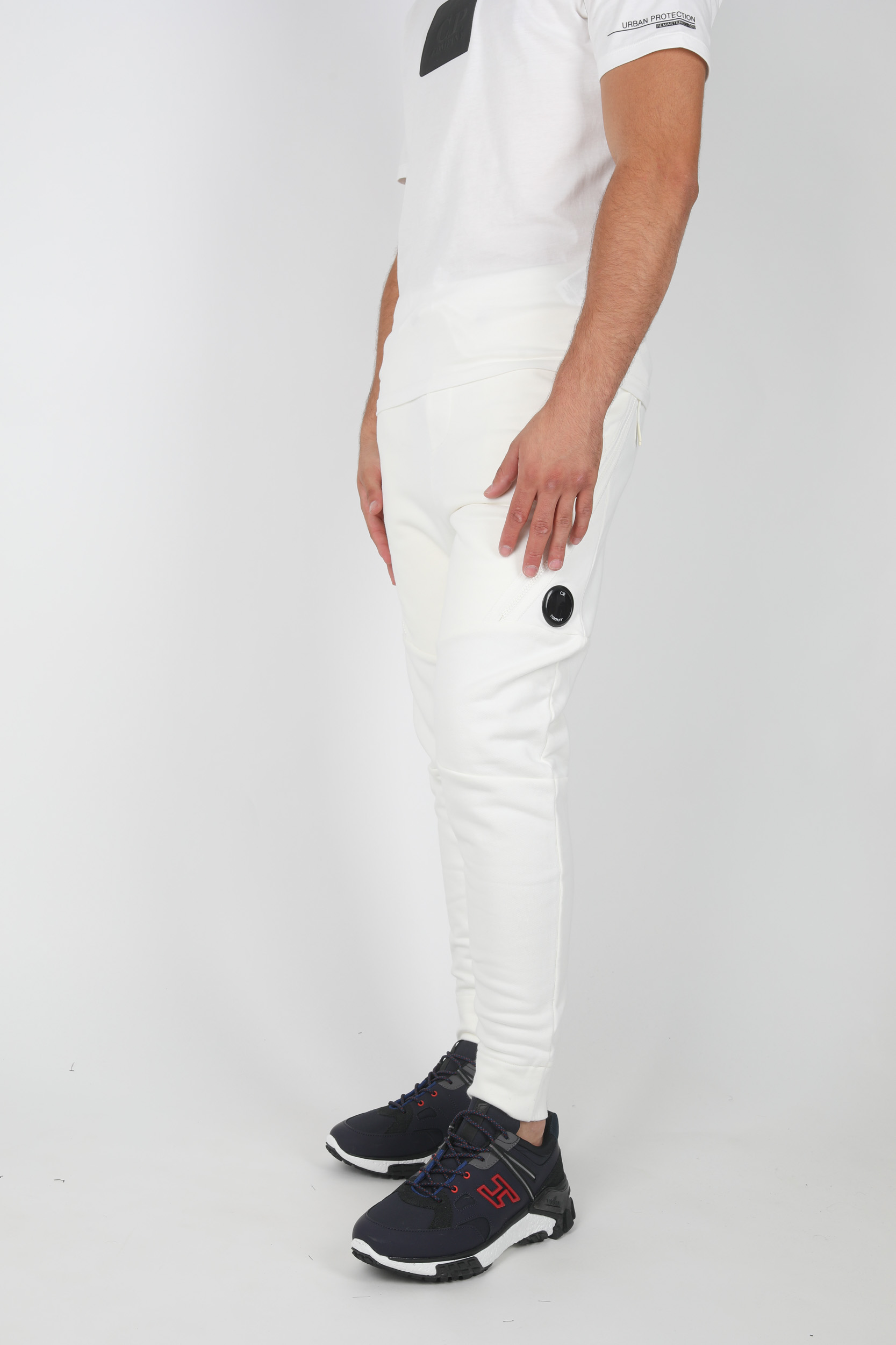 BAS DE SURVETEMENT C.P COMPANY BLANC P029A-103