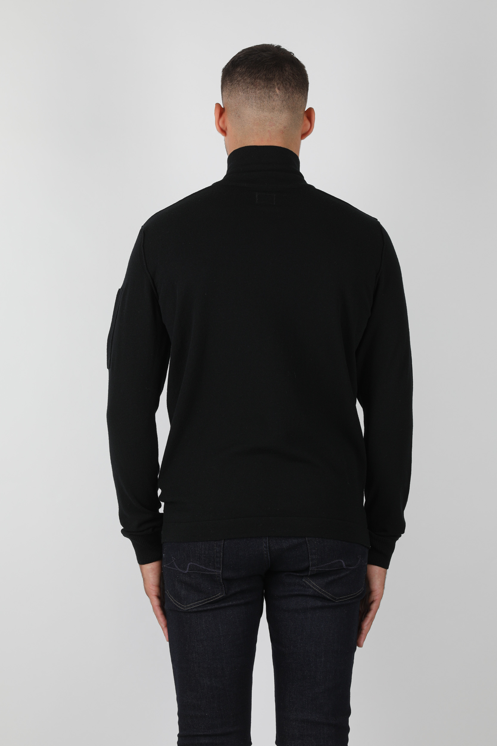 PULL COL CAMIONEUR C.P COMPANY NOIR N102A-999