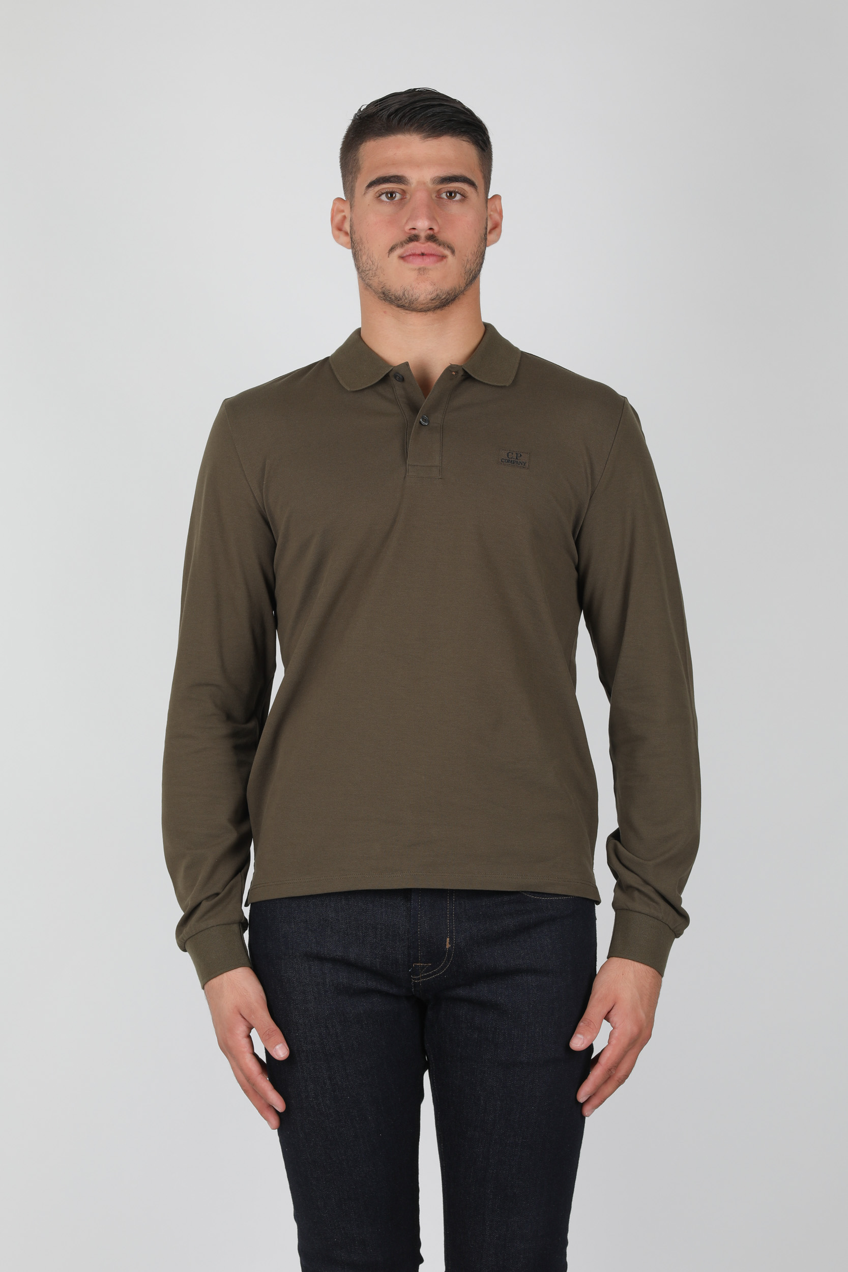 POLO C.P COMPANY KAKI L018A-683,POLO C.P COMPANY KAKI L018A-683,POLO C.P COMPANY KAKI L018A-683