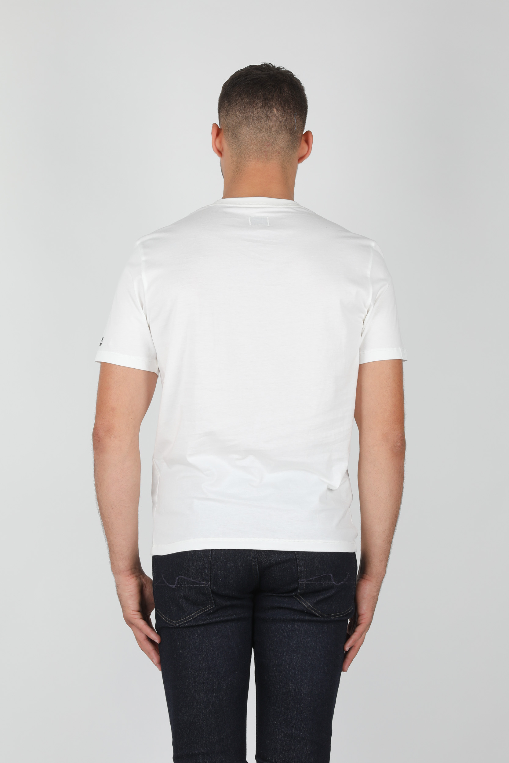 TEE-SHIRT CP COMPANY BLANC S164A-103