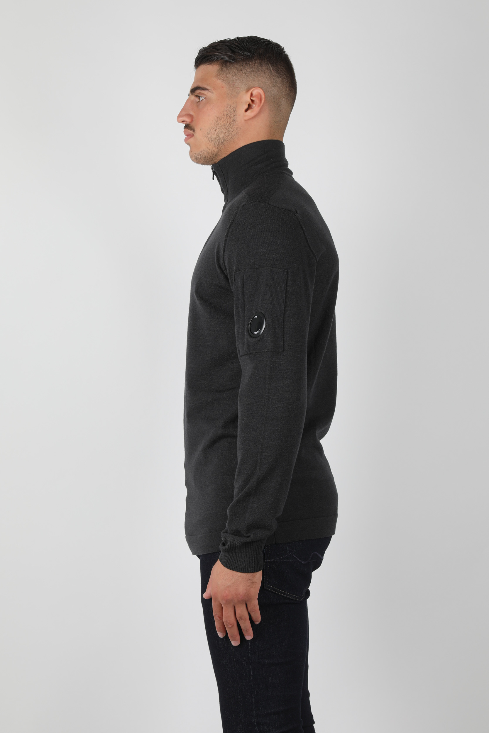 PULL COL CAMIONEUR C.P COMPANY ANTHRACITE N102A-677
