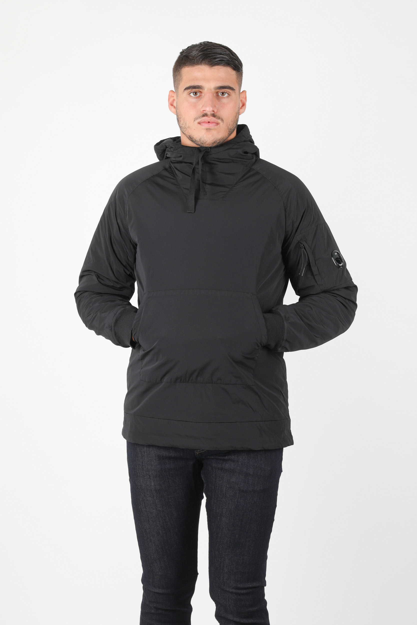 SWEAT NYLON C.P COMPANY NOIR S186A-999