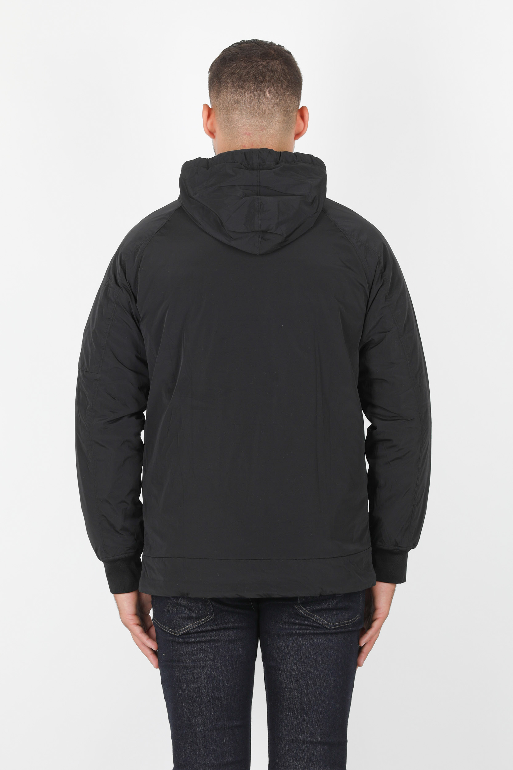 SWEAT NYLON C.P COMPANY NOIR S186A-999