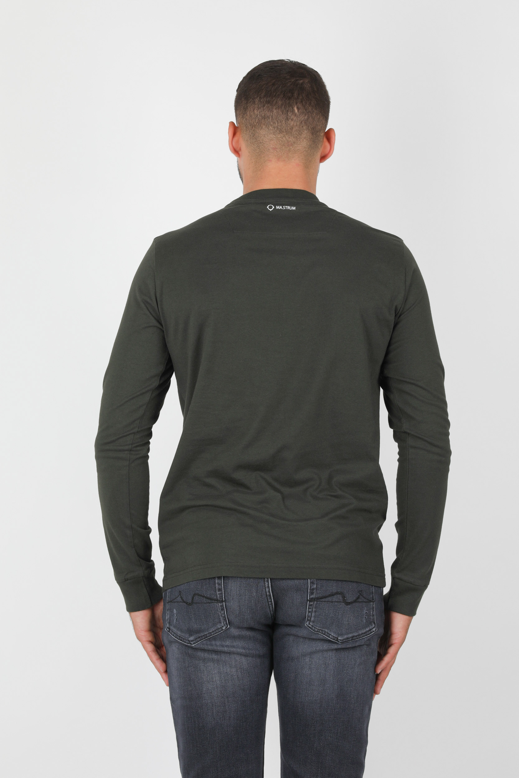 T-SHIRT MANCHES LONGUES KAKI 8353-M306