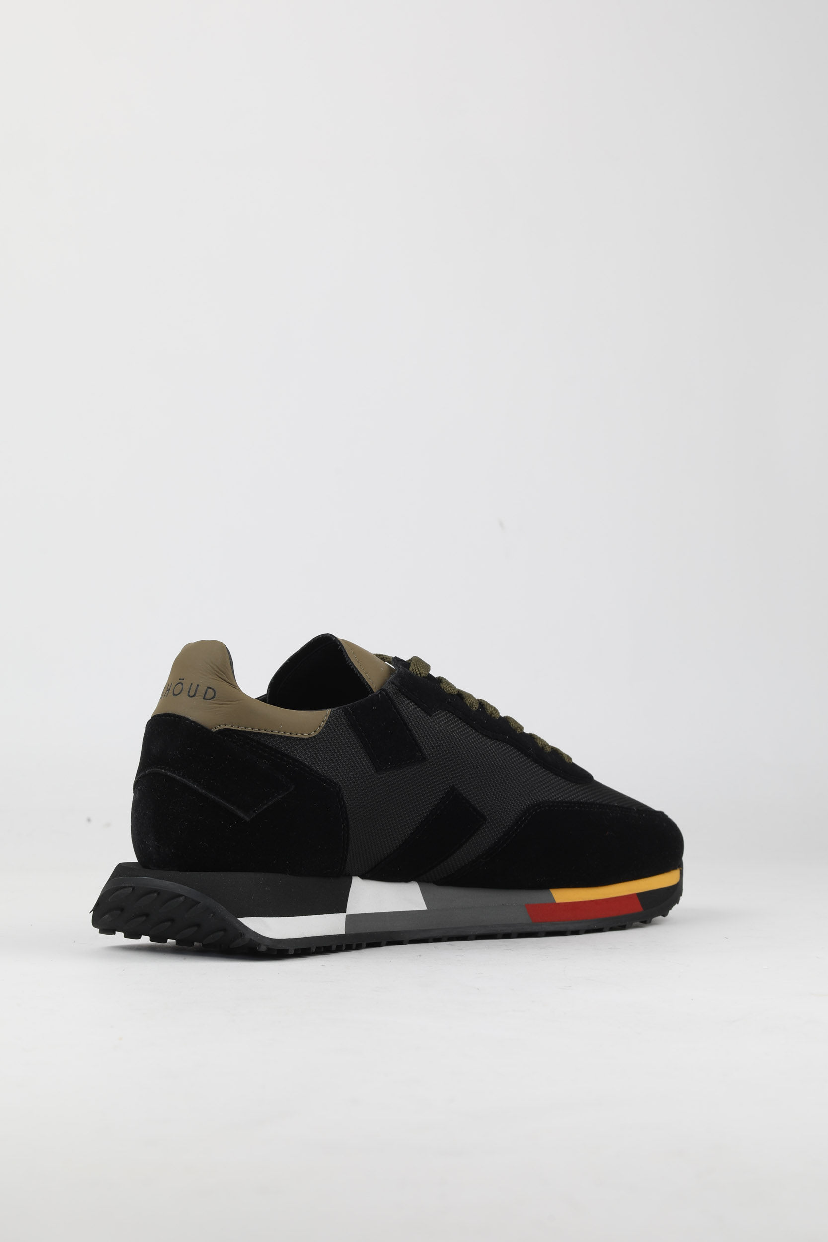 BASKETS GHOUD NOIR ET KAKI RMLM-GM07