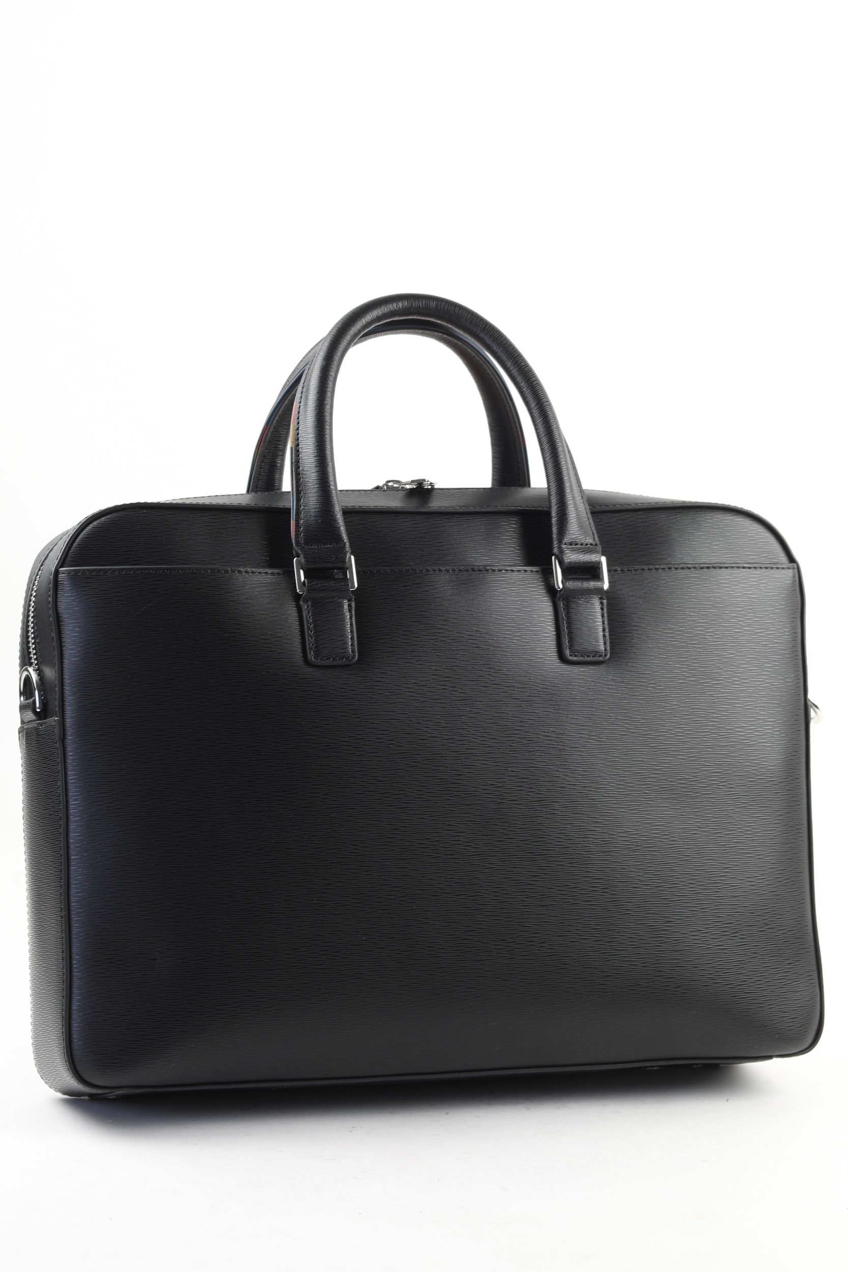 PORTE-DOCUMENTS PAUL SMITH EN CUIR NOIR M1A-5741-79,PORTE-DOCUMENTS PAUL SMITH EN CUIR NOIR M1A-5741-79