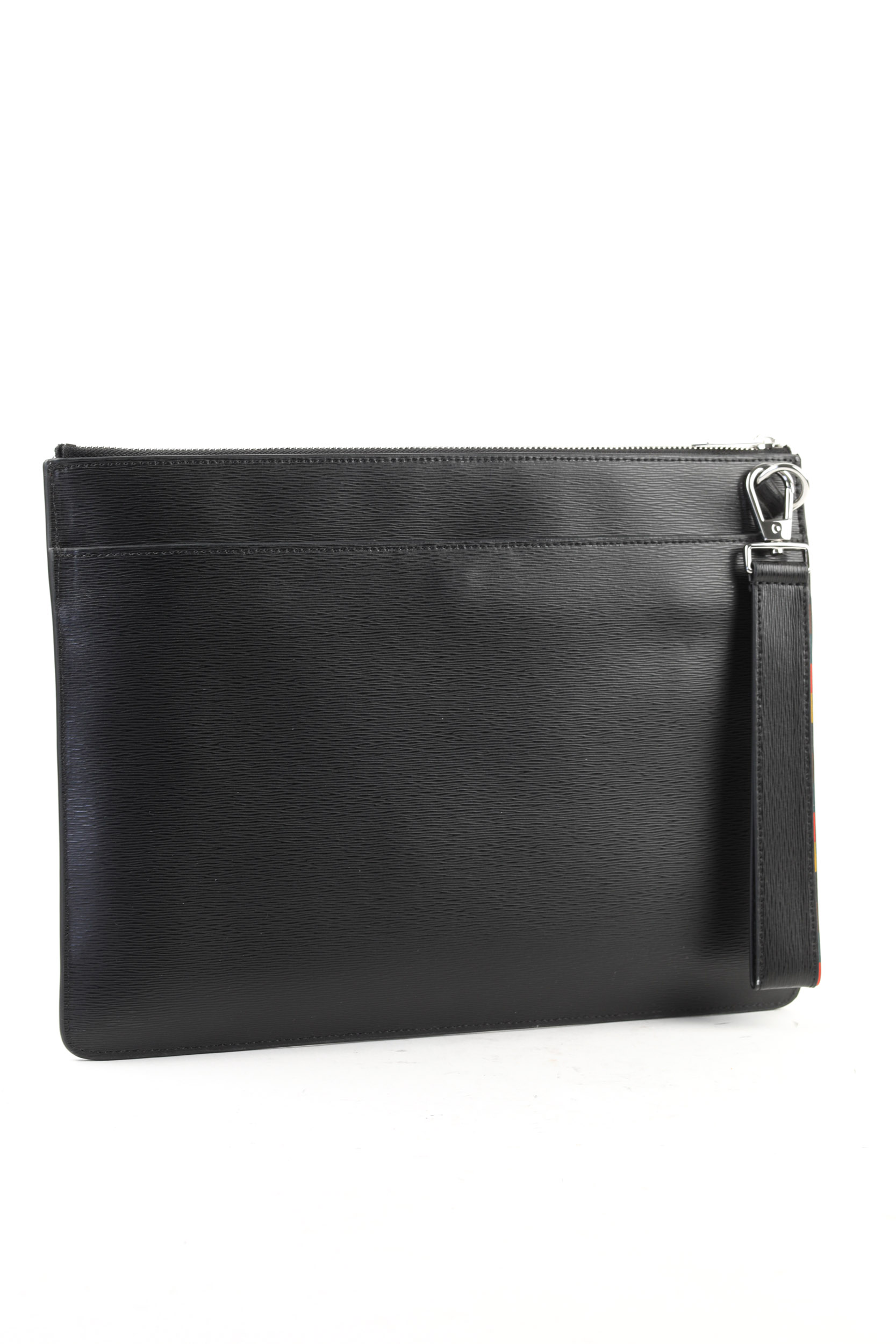 POCHETTE PAUL SMITH EN CUIR NOIR M1A-5744-79