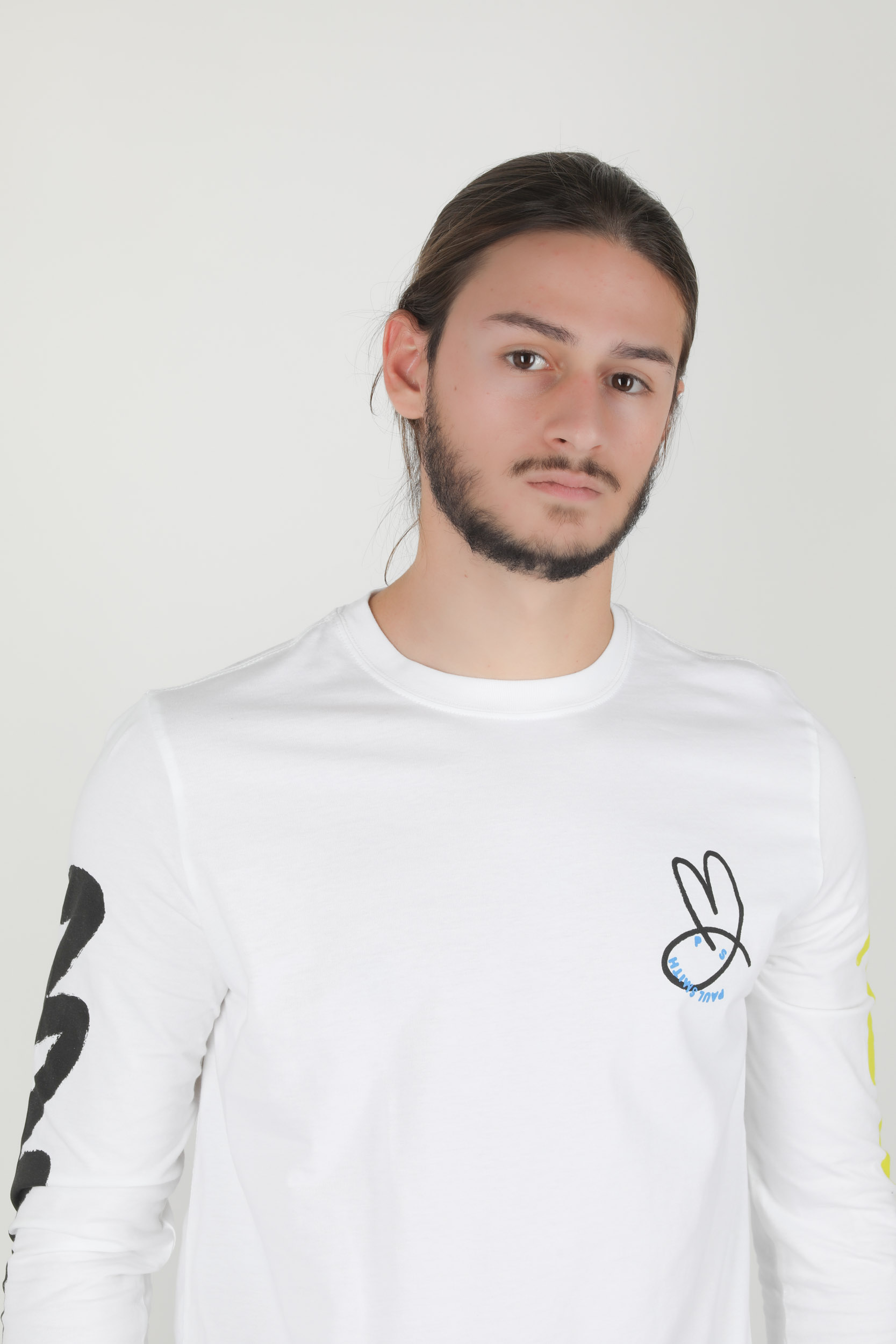 T-SHIRT PAUL SMITH BLANC M2R-828R-EP01