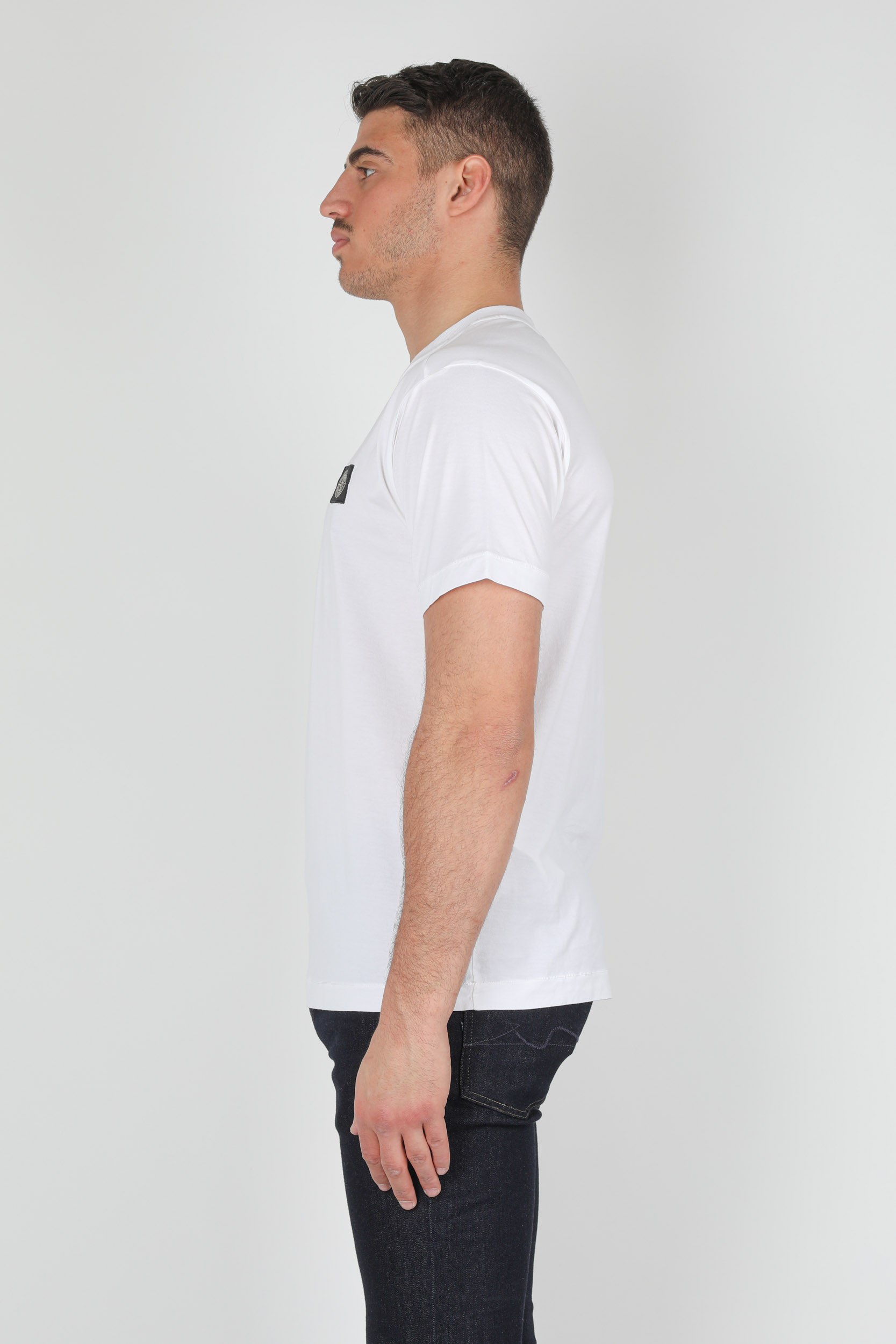 T-SHIRT STONE ISLAND BLANC 741524113-V0001
