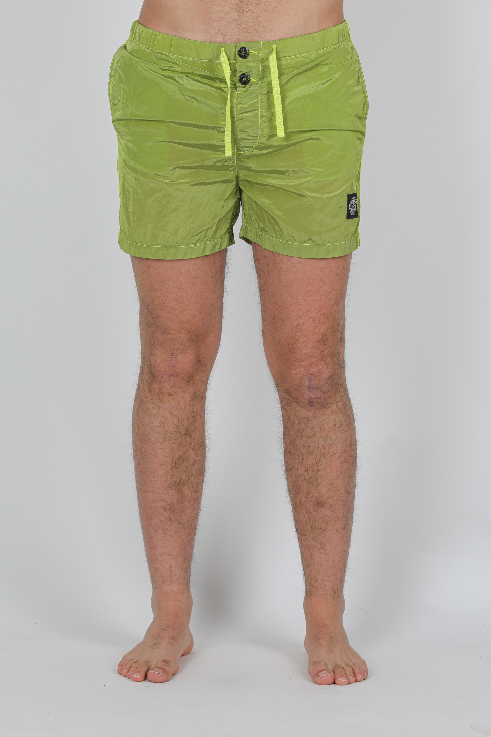 MAILLOT DE BAIN STONE ISLAND NYLON VERT PISTACHE 7415B0643-V0051