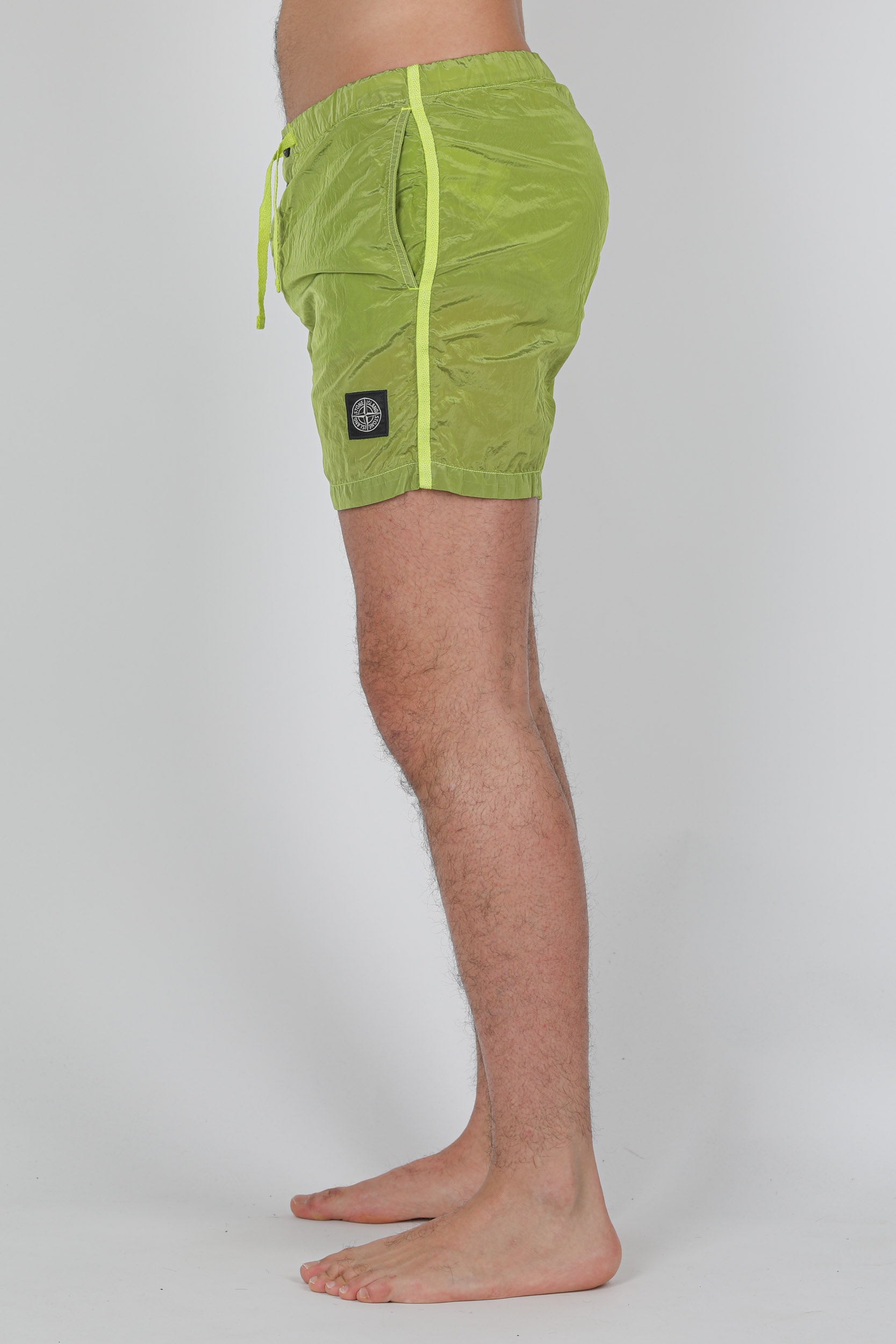 MAILLOT DE BAIN STONE ISLAND NYLON VERT PISTACHE 7415B0643-V0051