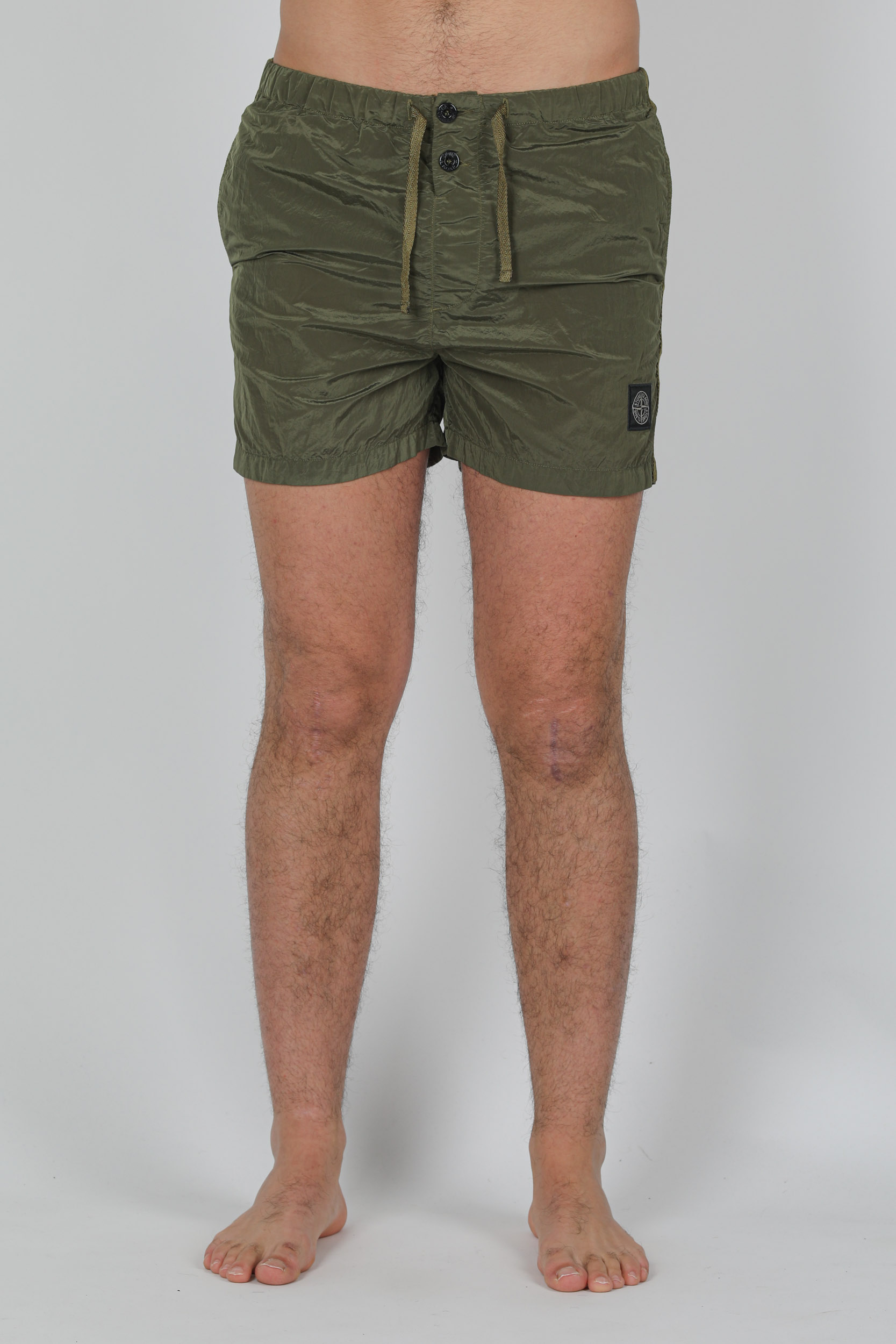 MAILLOT DE BAIN STONE ISLAND NYLON KAKI 7415B0643-V0058