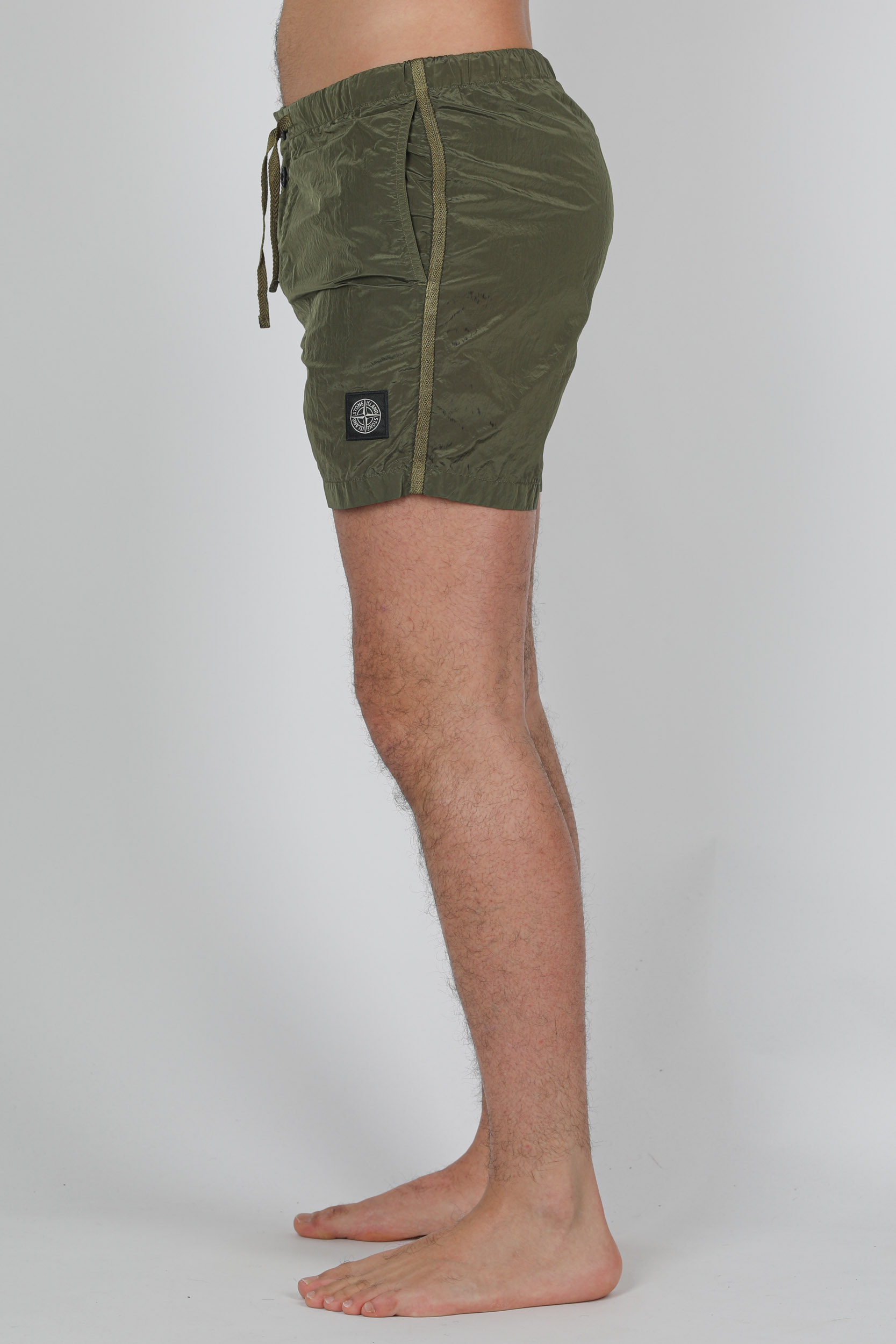 MAILLOT DE BAIN STONE ISLAND NYLON KAKI 7415B0643-V0058